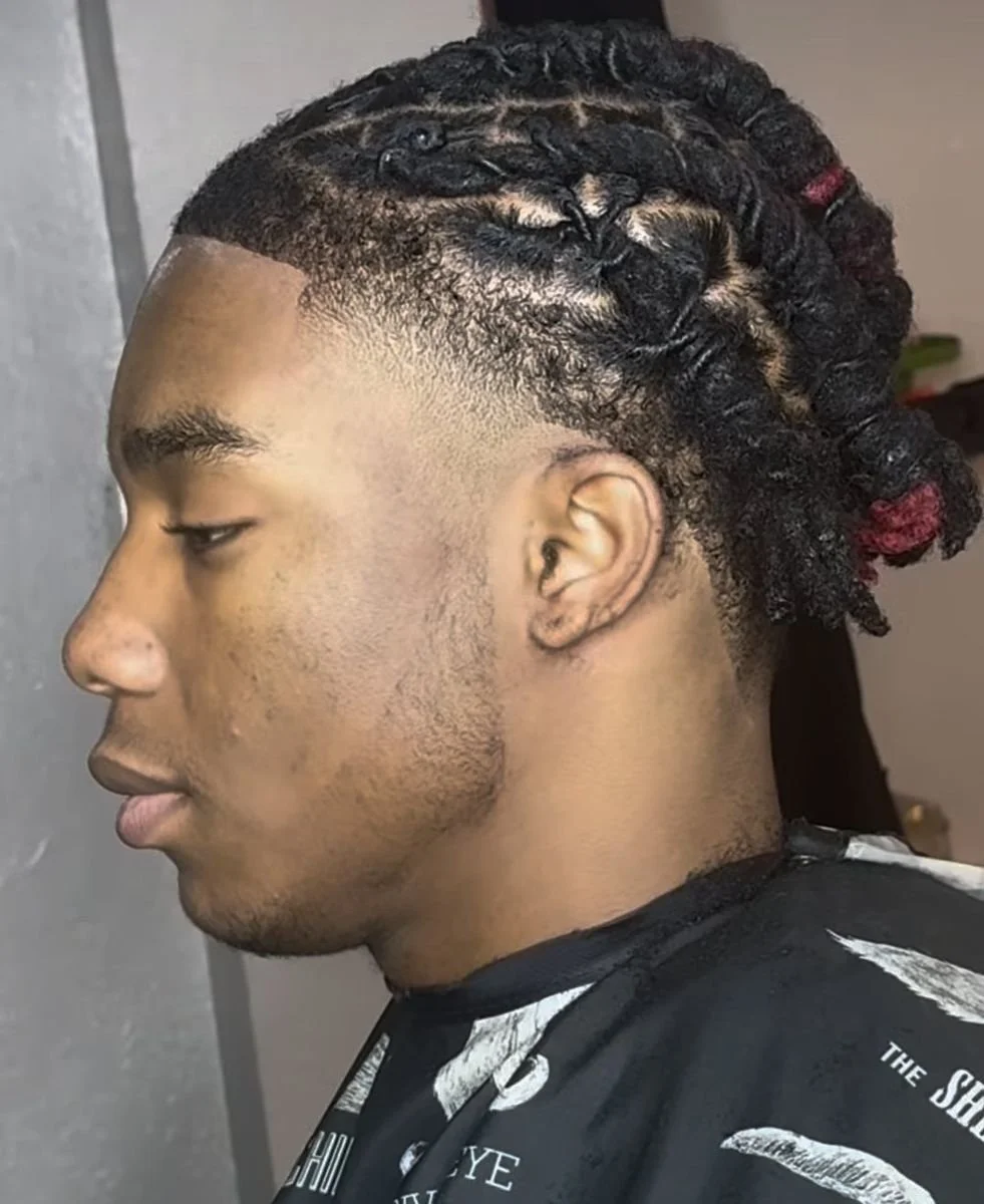 men's cornrows trim