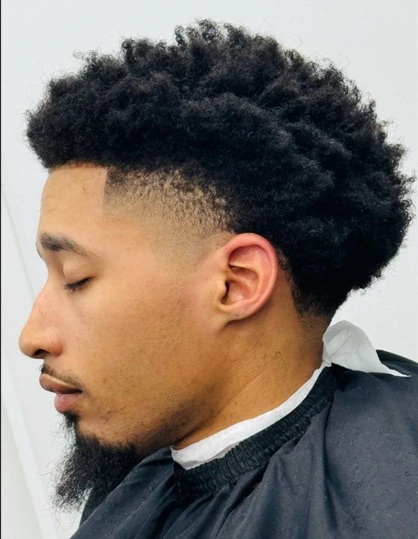 men's afro trim
