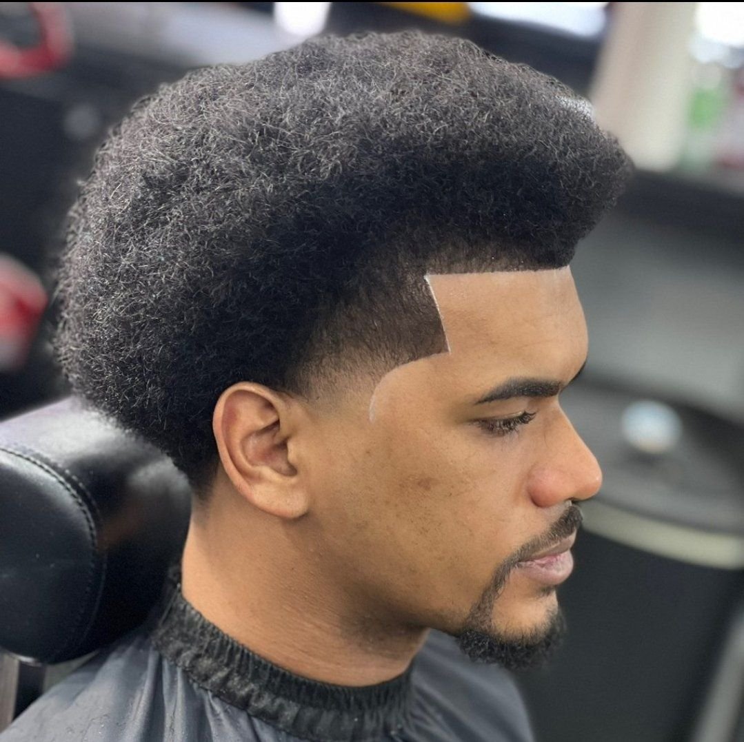 men's afro cut