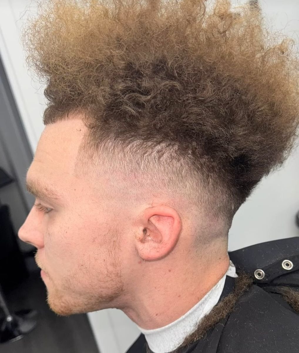 men's afro cut
