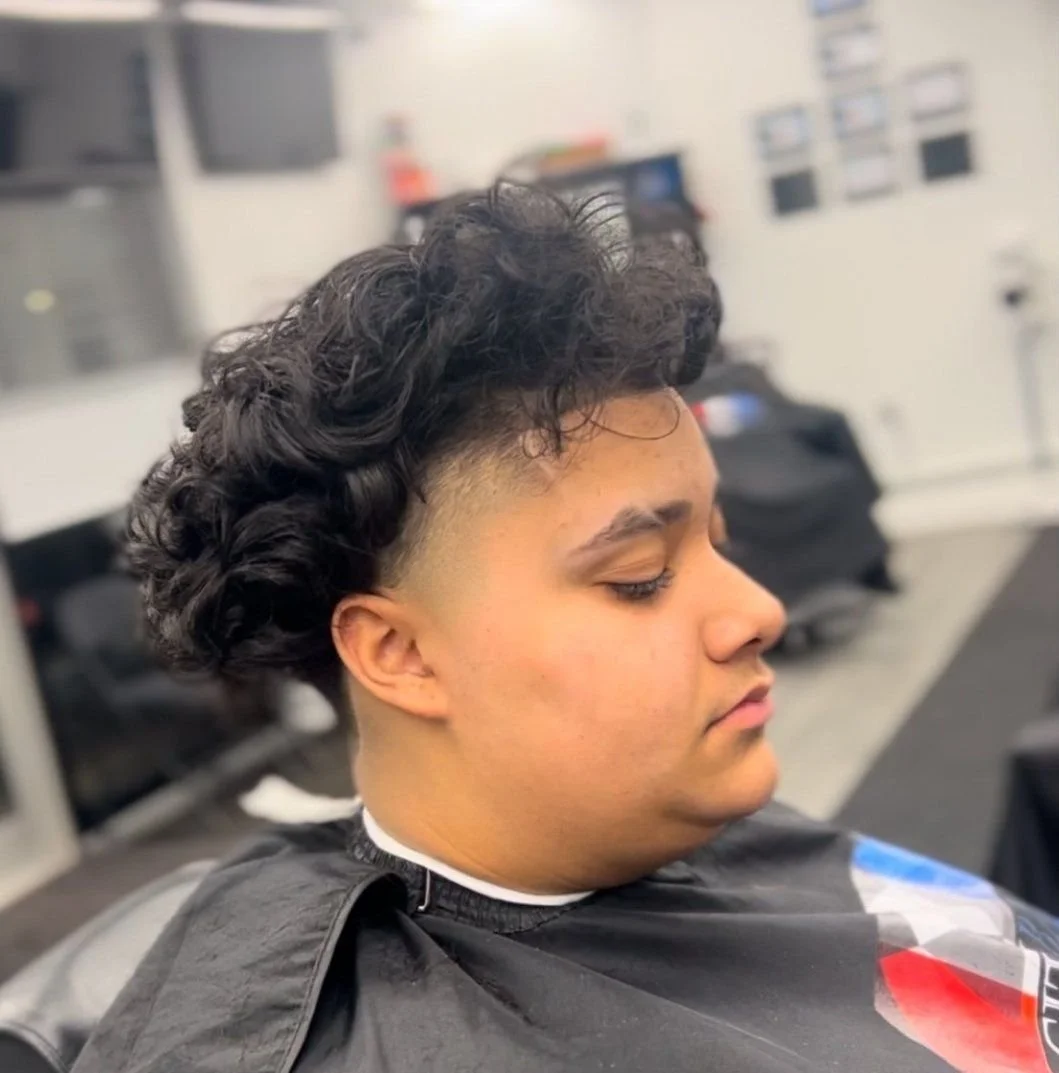 men's wavy top cut