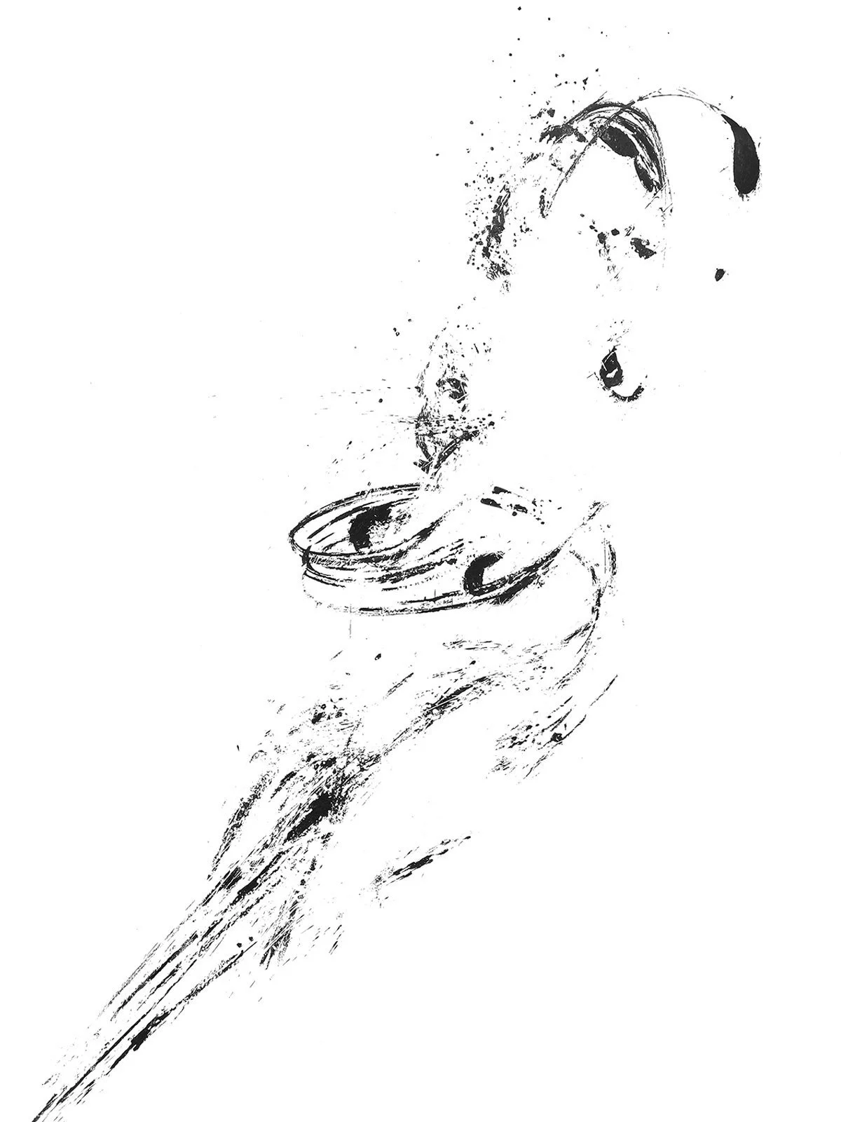 A large-scale abstract painting by Hungarian independent artist Dani Selyebi. This contemporary piece is an ideal addition to modern interiors, offering subtle elegance and balance. Perfect for bespoke interior design concepts and collectors of origi