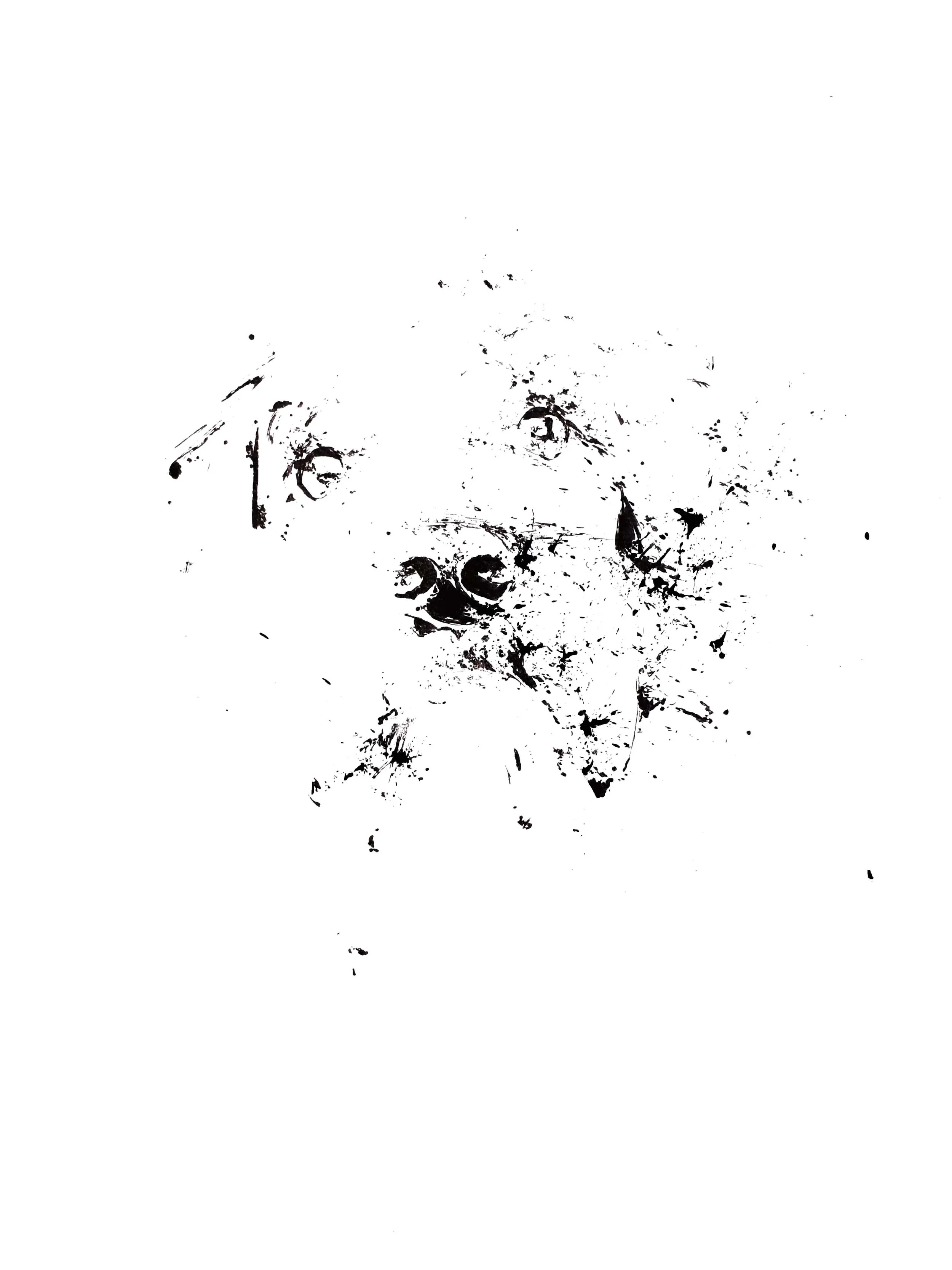 Large-scale acrylic painting for luxury interiors by Hungarian abstract artist Dani Selyebi.