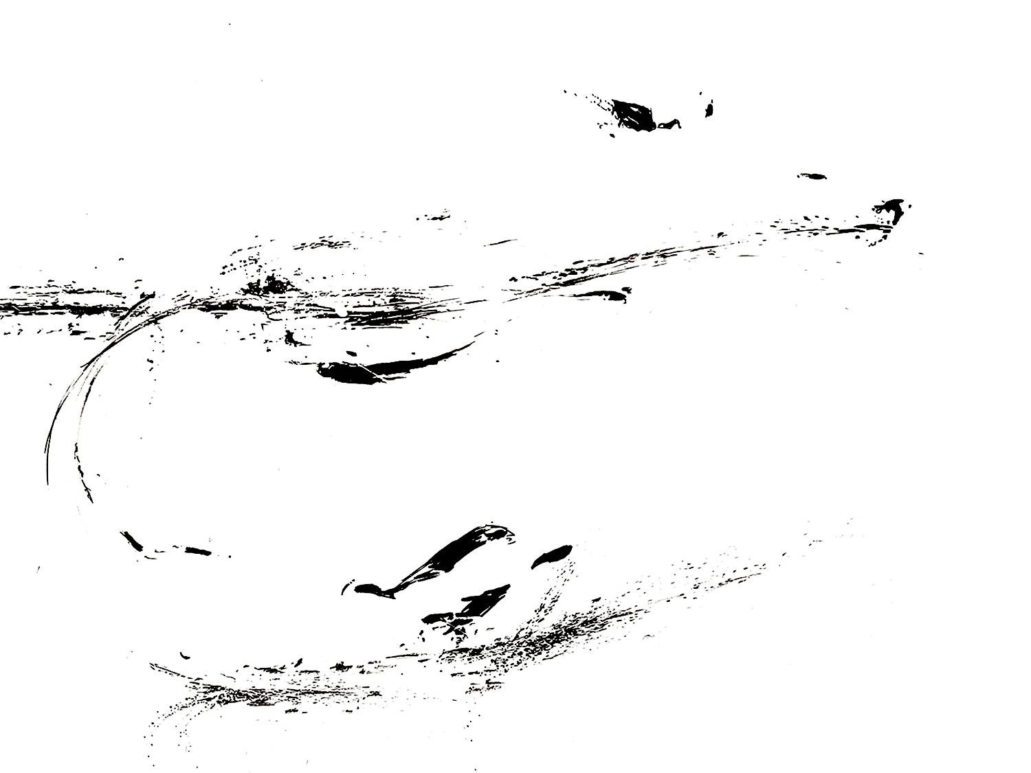 Experimental abstract composition featuring organic forms and subtle gestural marks. An original abstract artwork exploring visual rhythm, organic structure, and the relationship between intuition and form.
