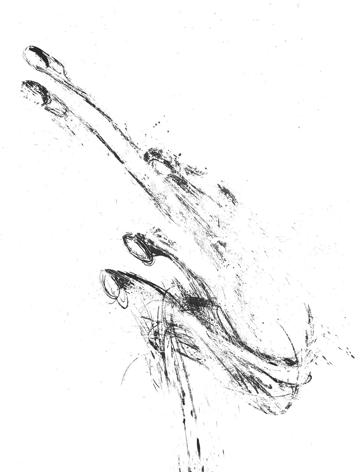 Abstract animal painting on canvas by Dani Selyebi, fitting seamlessly into spacious, curated interiors and gallery environments.