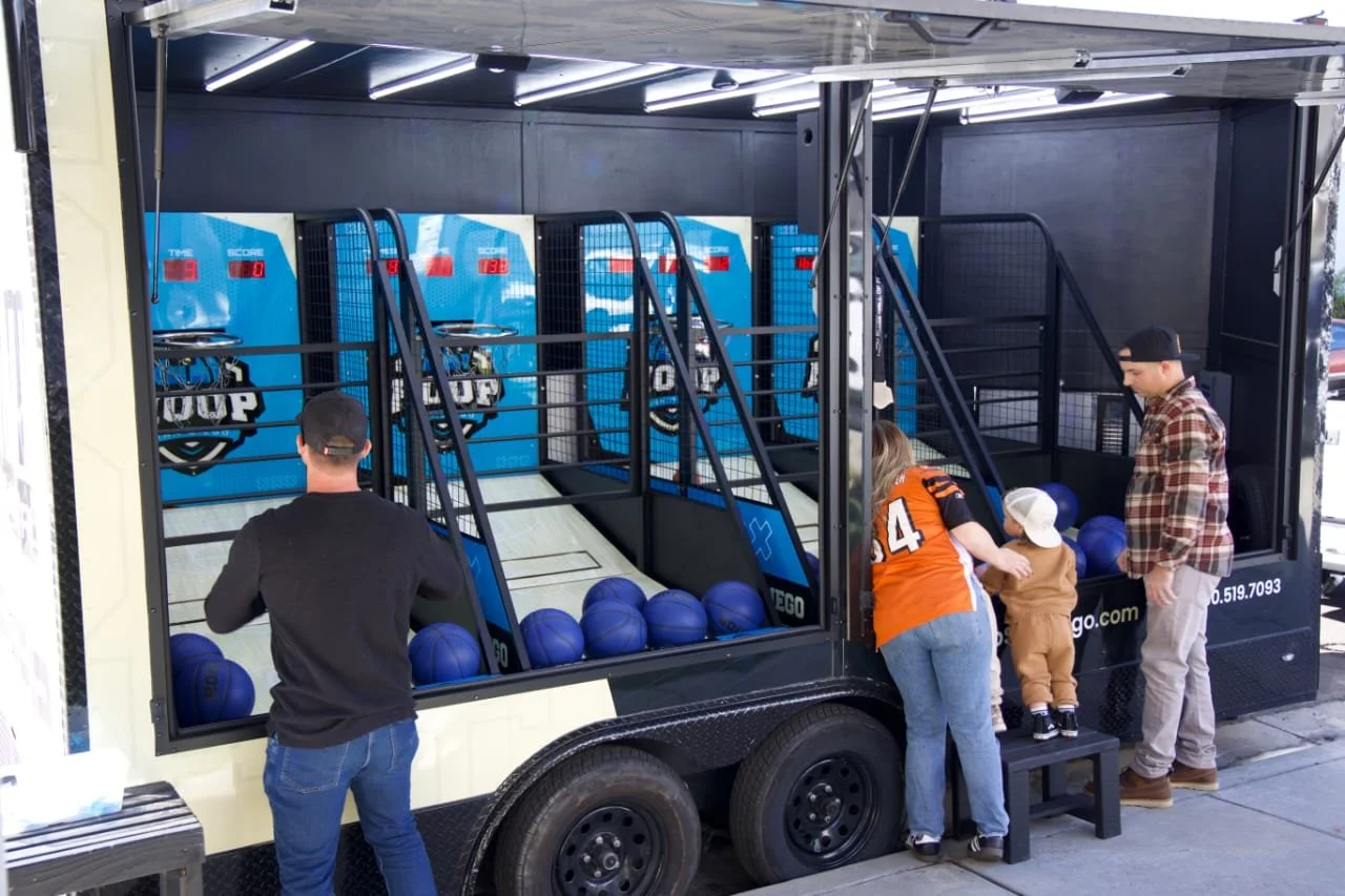 Level Up Your Spring Celebrations with Hoop San Diego’s Arcade Basketball Trailer