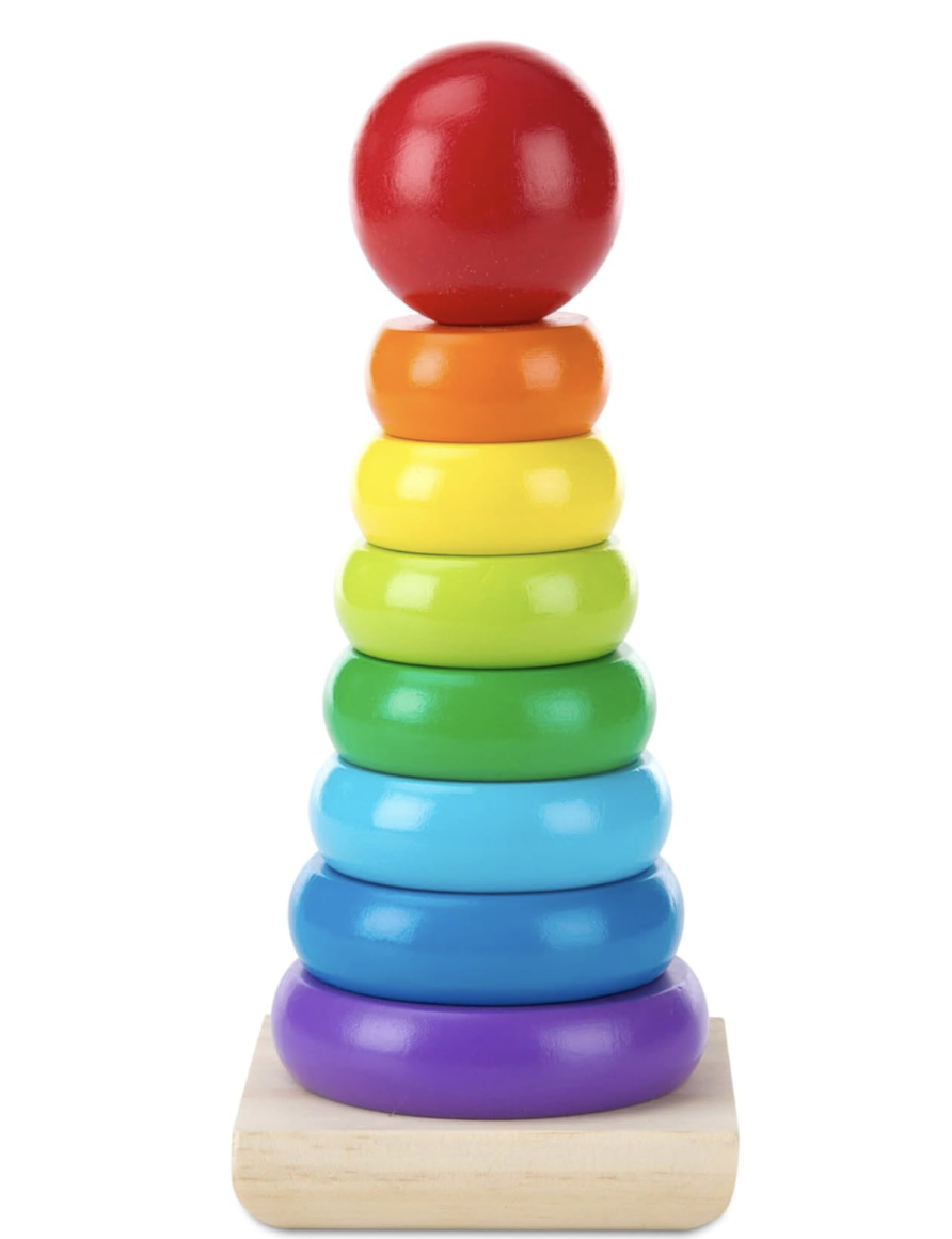 Melissa & Doug - Stacker Wooden Ring Educational Toy