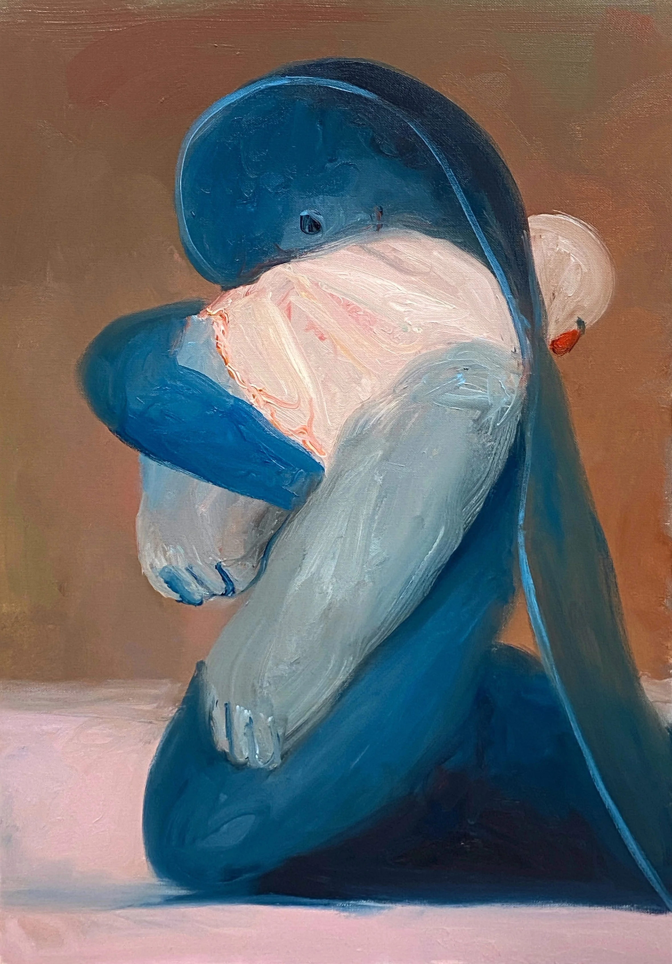 Untitled, 2025  
oil on paper  
12 3/4 x 19 5/8 inches  
32.5 x 50 cm