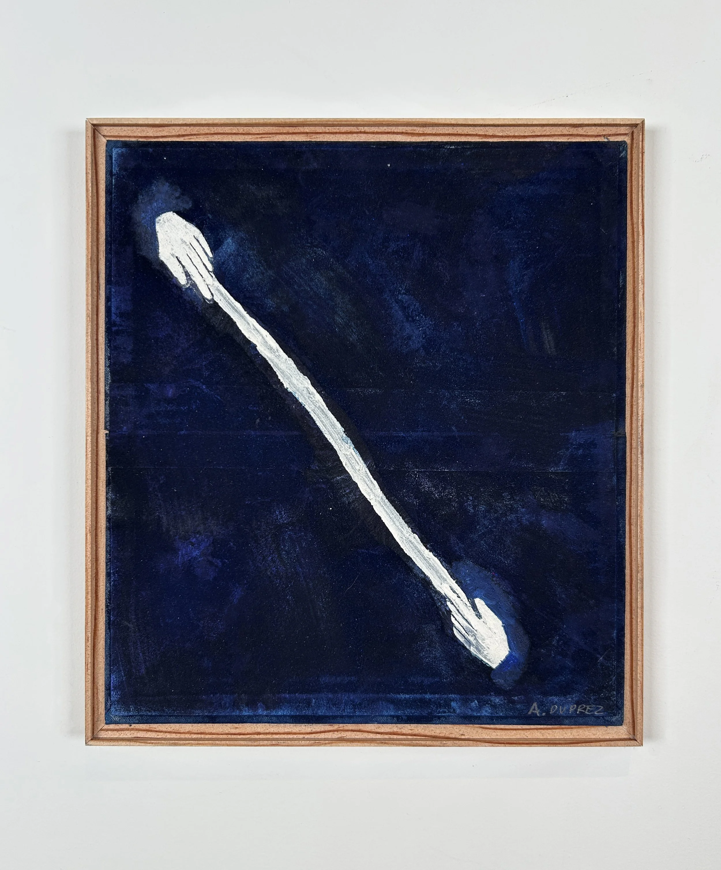  Alexandra Duprez  
Untitled, 2026 
oil on found book cover 
9¼ x 8⅛ in. 
23 x 20 cm