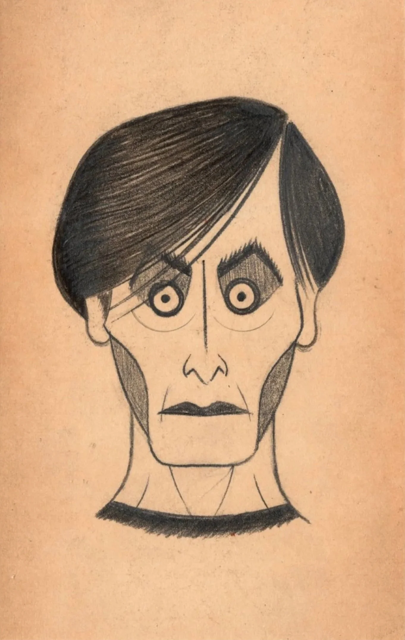 Vatis Species 2, 2024 
pencil on found paper mounted to postcard 
5 1/2 x 3 1/2 in | 14 x 8.9 cm