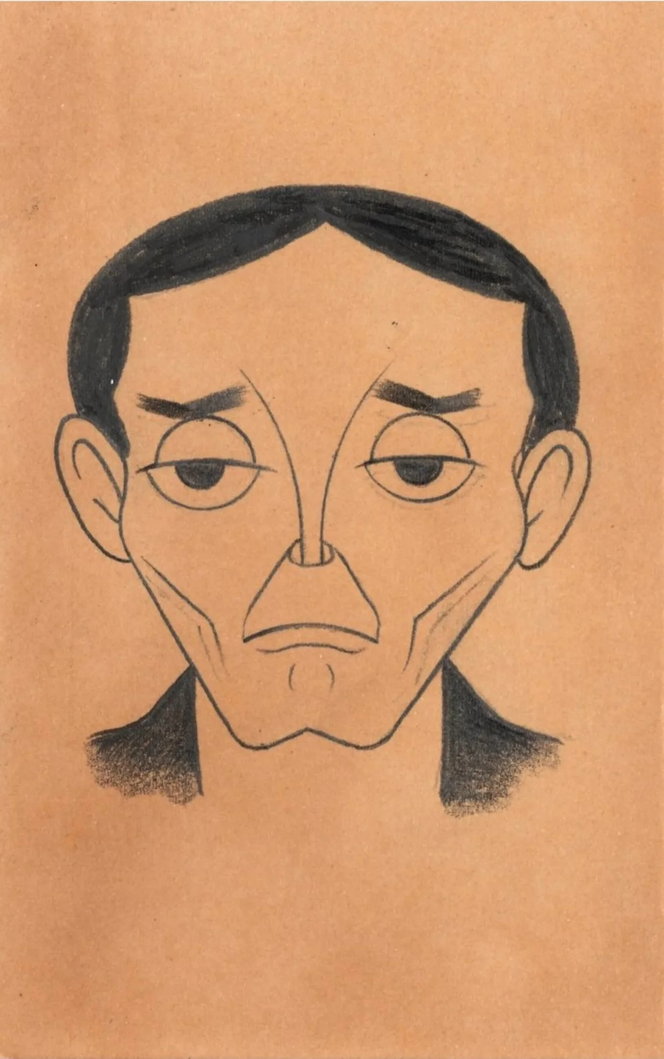 Vatis Species 1, 2024 
pencil on found paper mounted to postcard 
5 1/2 x 3 1/2 in | 14 x 8.9 cm