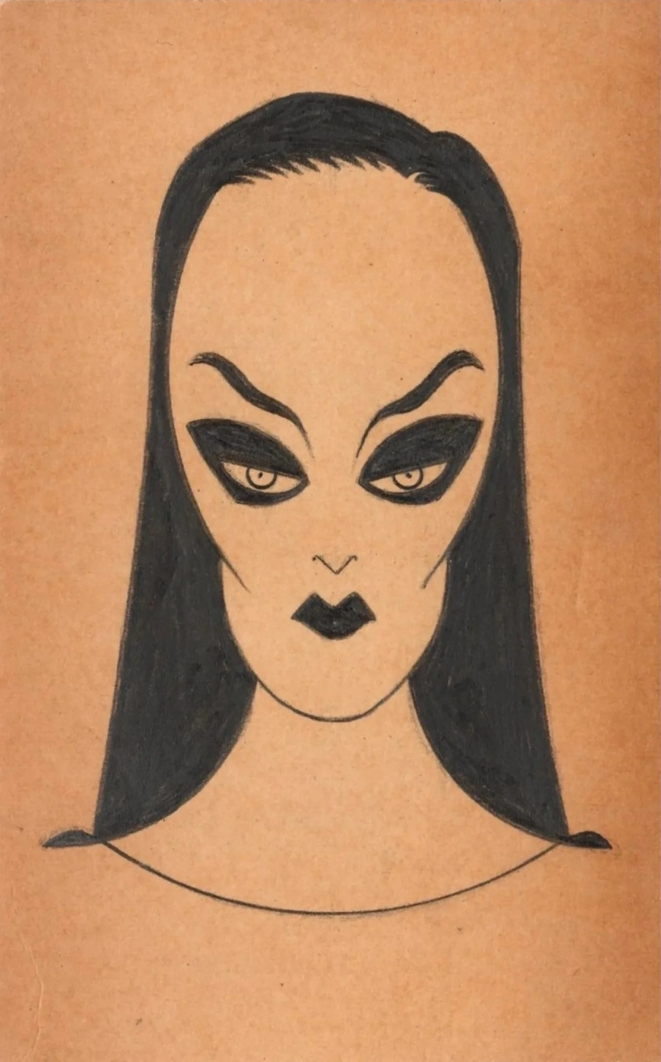 Vatis Species 5, 2024 
pencil on found paper mounted to postcard 
5 1/2 x 3 1/2 in | 14 x 8.9 cm