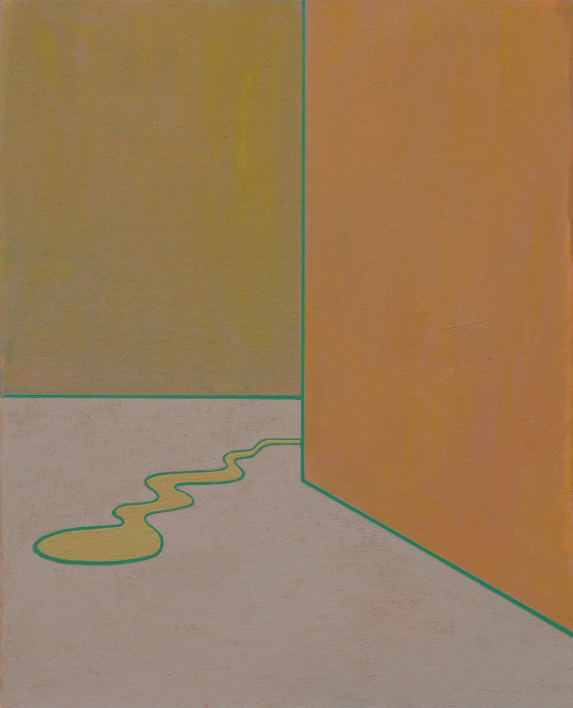 3:00 A.M., 2025 
Flashe on muslin mounted on canvas 
20 x 16 in. | 50 x 40 cm