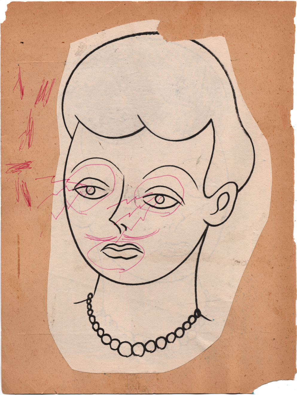 Untitled 
ink and pen on paper 
11 x 8½ in. | 27 x 21 cm