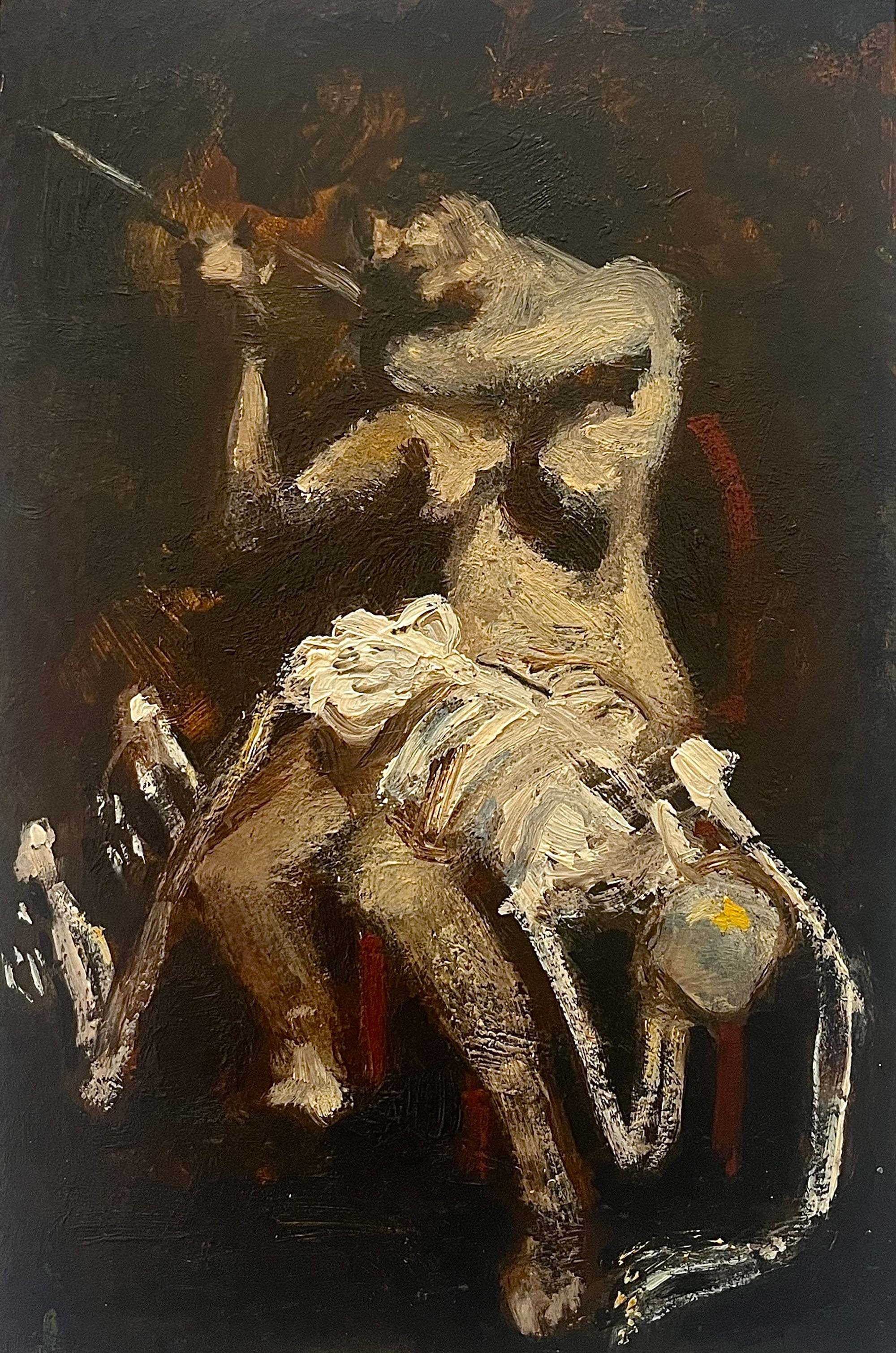 Lisa Ivory
Correction, 2024
oil on panel
5⅞ x 4 in.
15 x 10 cm