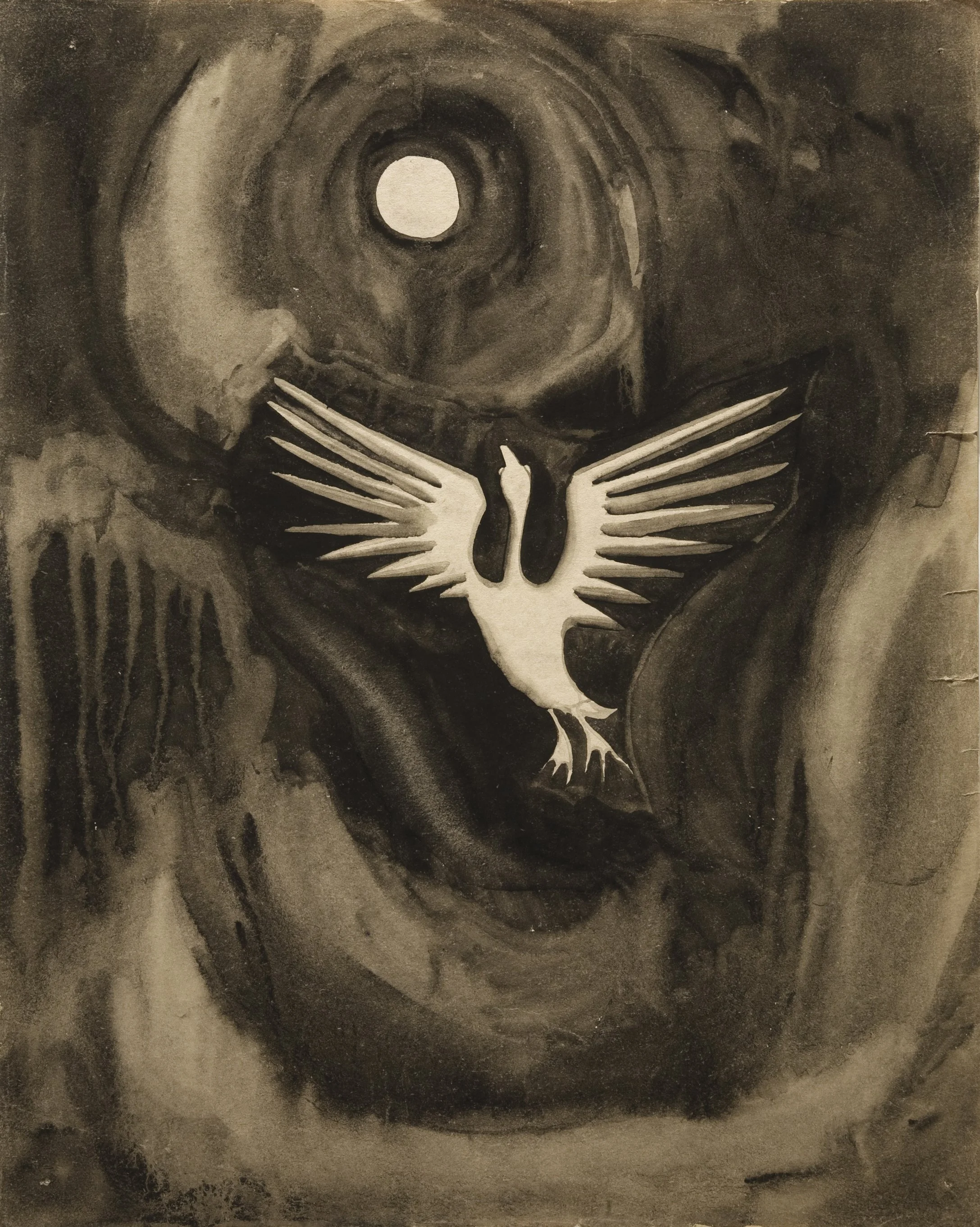  Mary Bishop (1914-1990)  
Untitled, 1958 
poster paint on paper 
22 x 18 in. 
55 x 45 cm 
Adamson Collection/Wellcome Collection. Courtesy of Wellcome Collection. 
Copyright Adamson Collection Trust