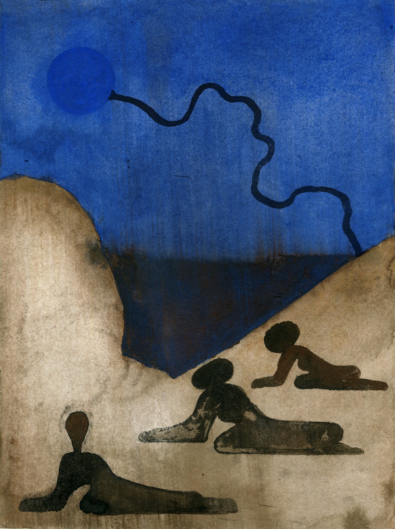  Gosia Machon  
Hunch, 2025 
ink on paper 
10⅝ x 7⅞ in. 
27 x 20 cm