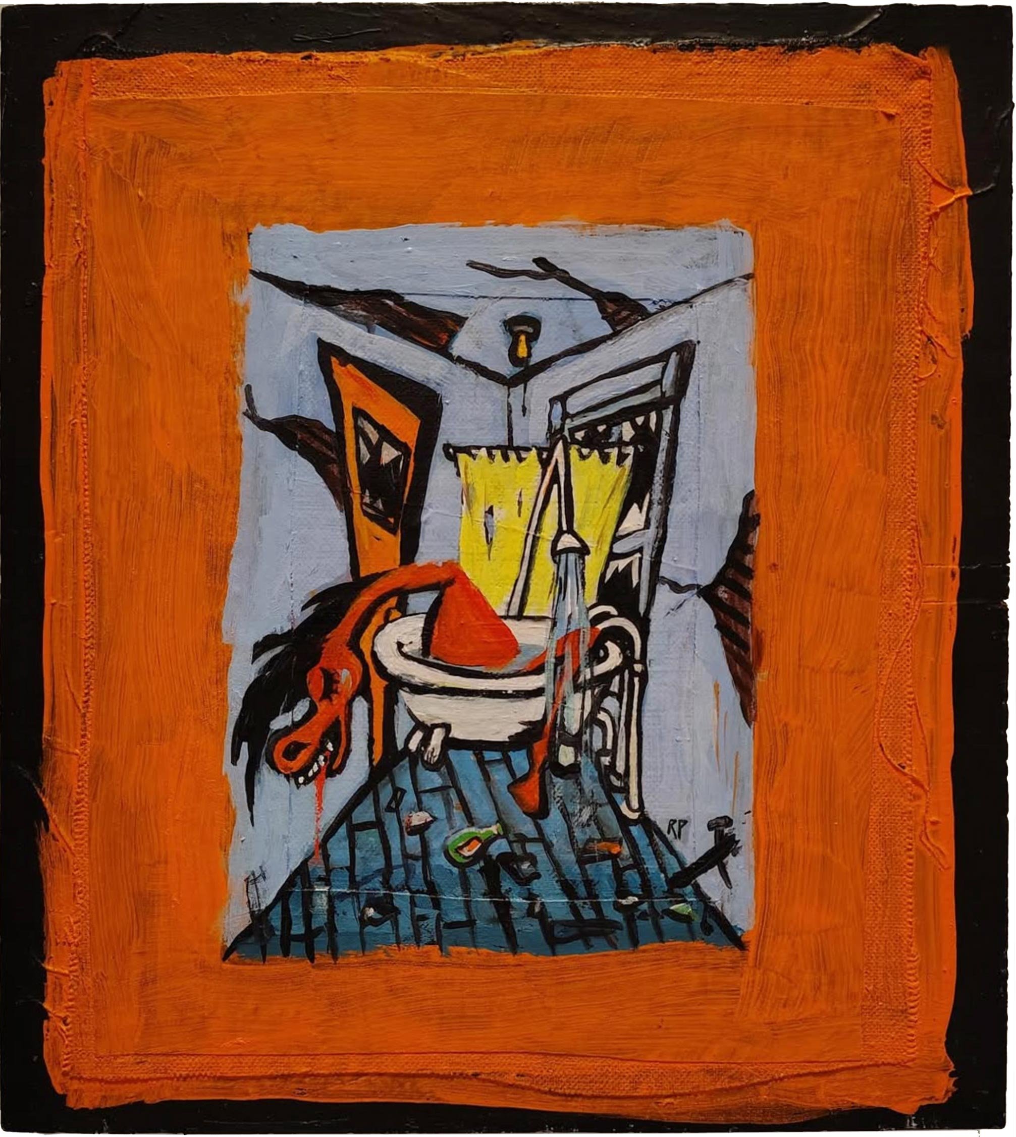 Rick Prol
Sueno De Caballo Dormido, circa 1999
acrylic, canvas, wood, paper
11¼ x 10 in.
28 x 25 cm