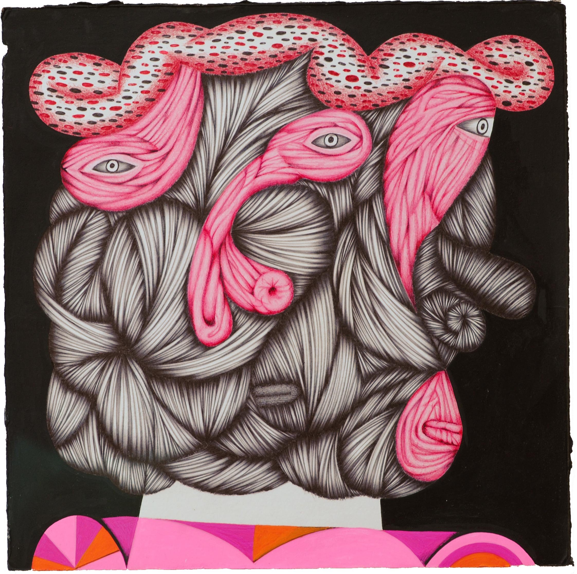 C.J. Pyle
Bricktop
pencil, ink and gouache on found LP jacket
12 x 12 in.
30 x 30 cm