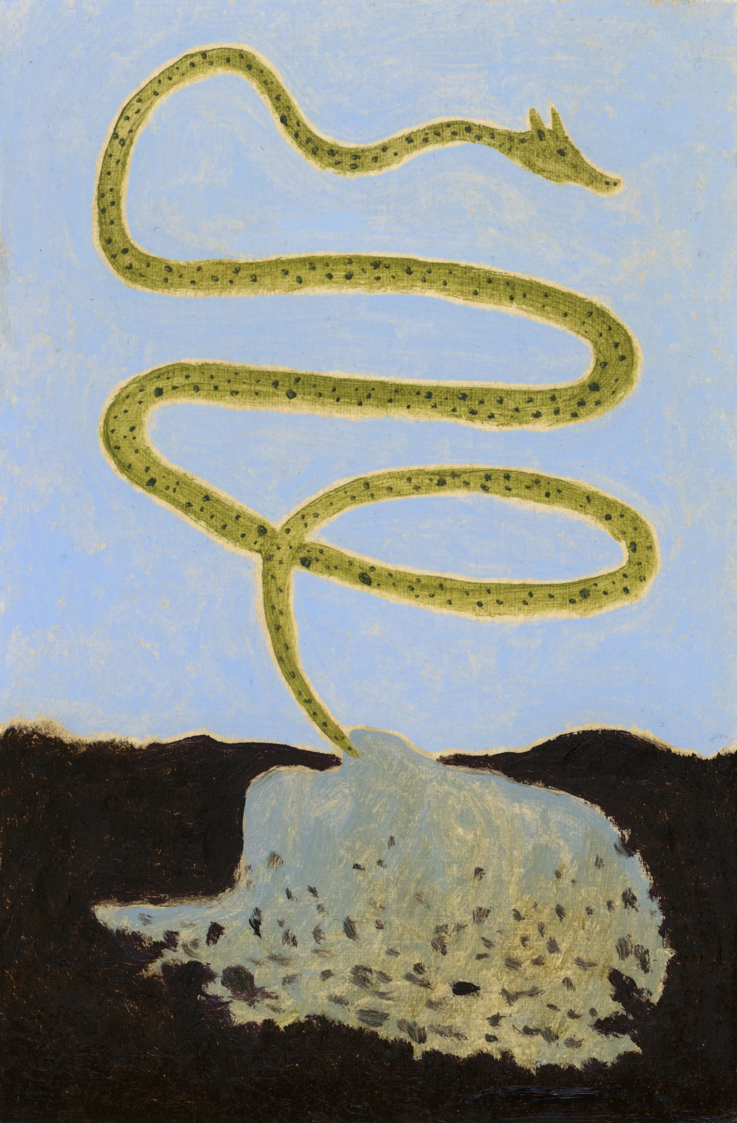  Joseph Dilnot  
Birth of the Wyrm, 2026 
oil on paper 
6 x 4 in 
15.2 x 10.2 cm