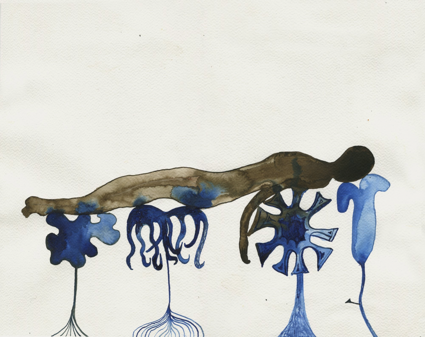  Gosia Machon  
There is no way back, 2024 
ink on paper 
11¾ x 15¾ in. 
30 x 40 cm
