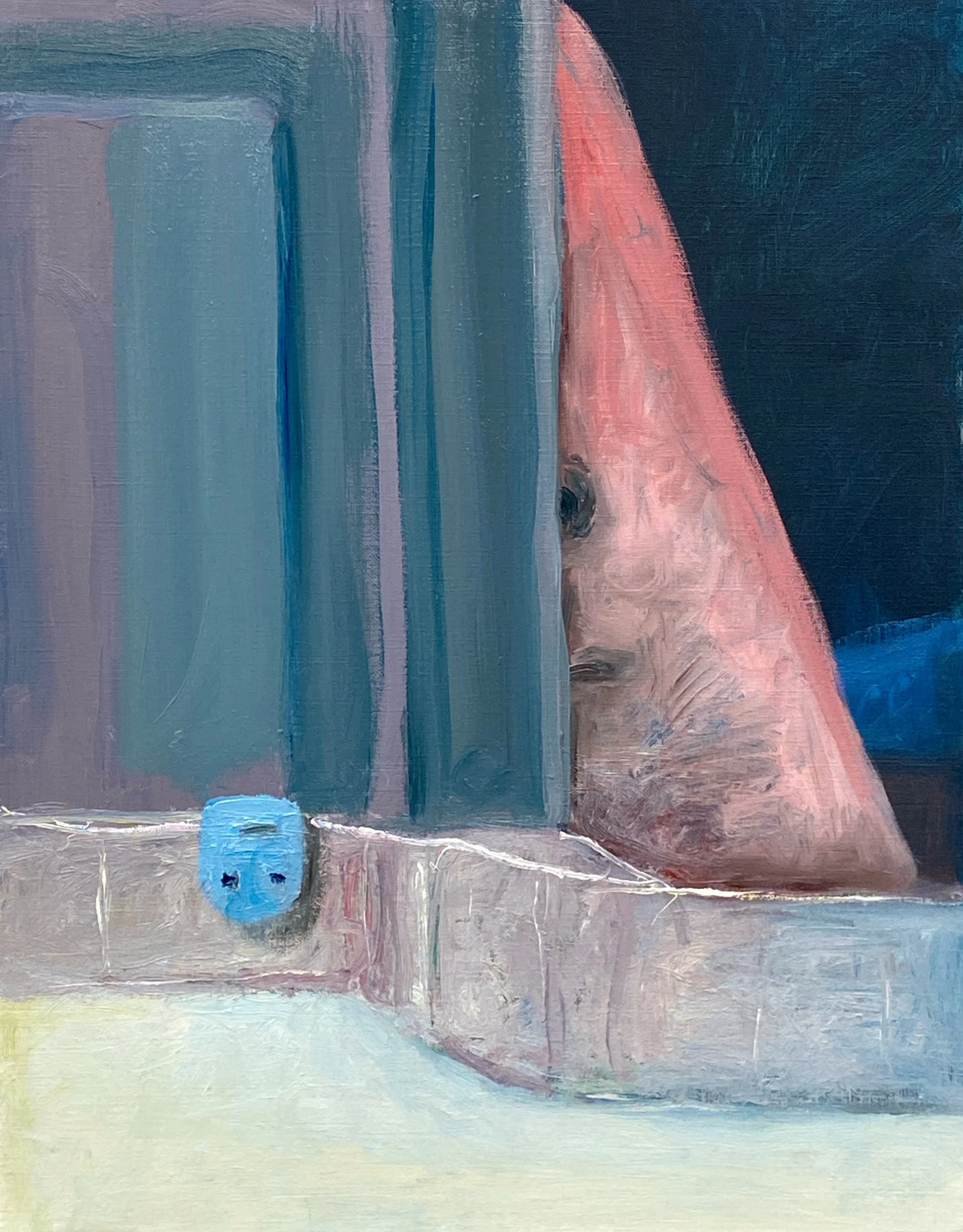 Untitled, 2025  
oil on paper  
11 3/4 x 15 3/4 inches  
30 x 40 cm