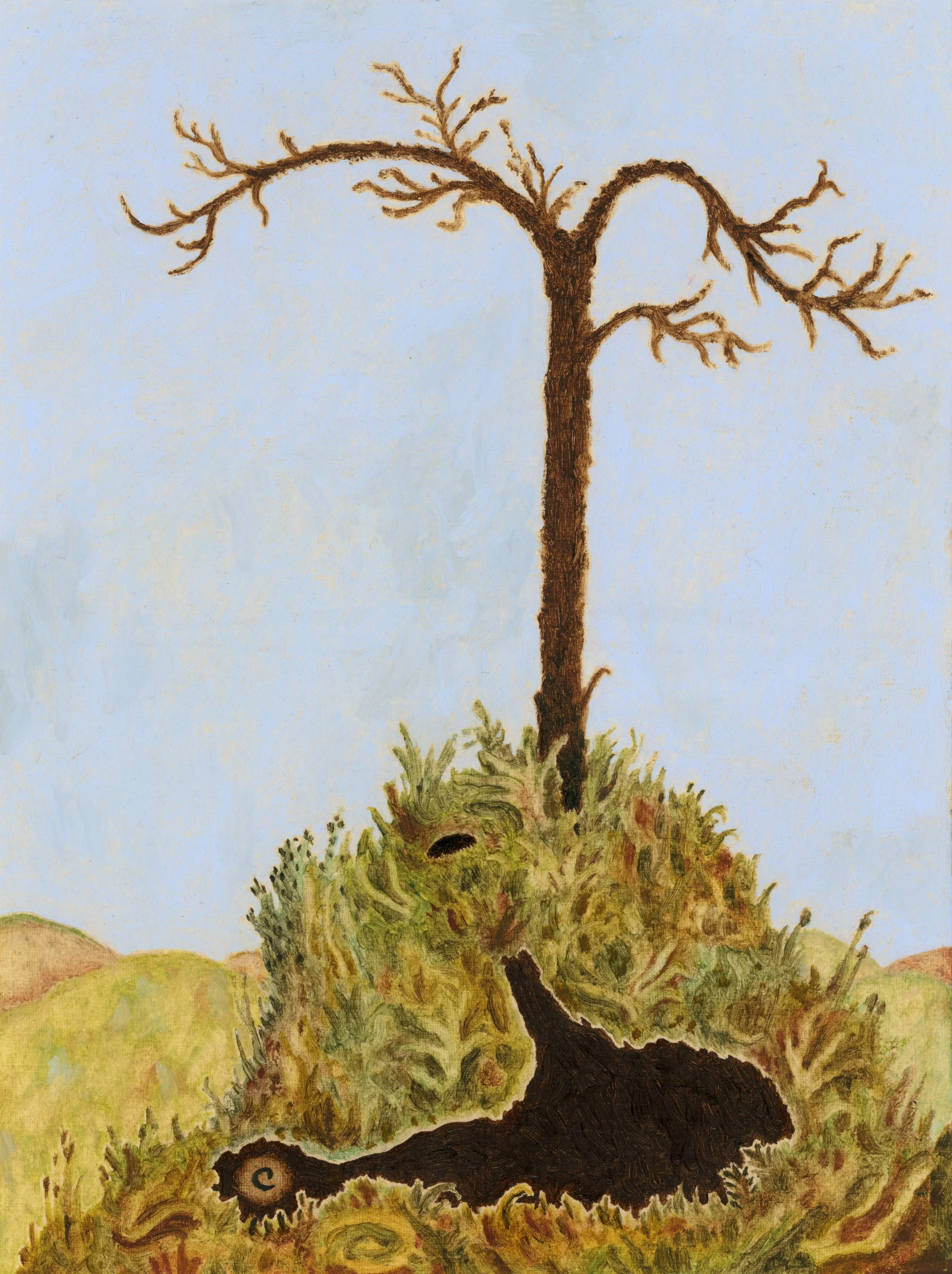  Joseph Dilnot   
Wyrm Egg, 2026 
oil on paper 
8 x 6 in 
20 x 15 cm