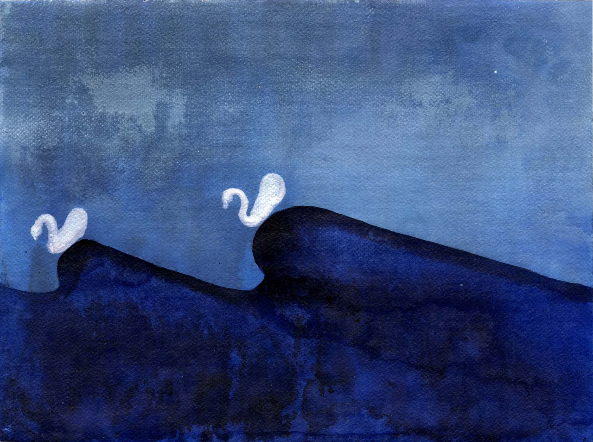  Gosia Machon  
Restless, 2026 
ink on paper 
11¾ x 15¾ in. 
30 x 40 cm
