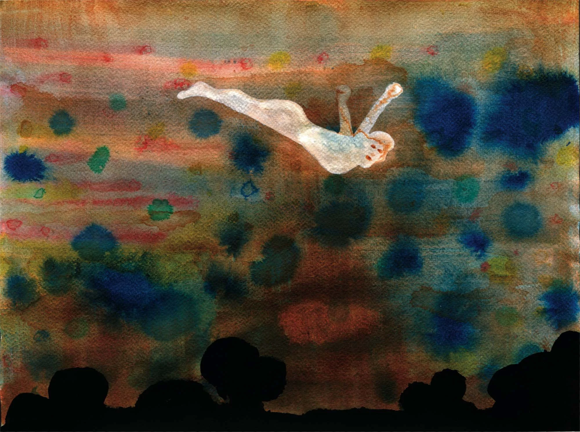  Gosia Machon  
To find a new form, 2025 
ink on paper 
11¾ x 15¾ in. 
30 x 40 cm