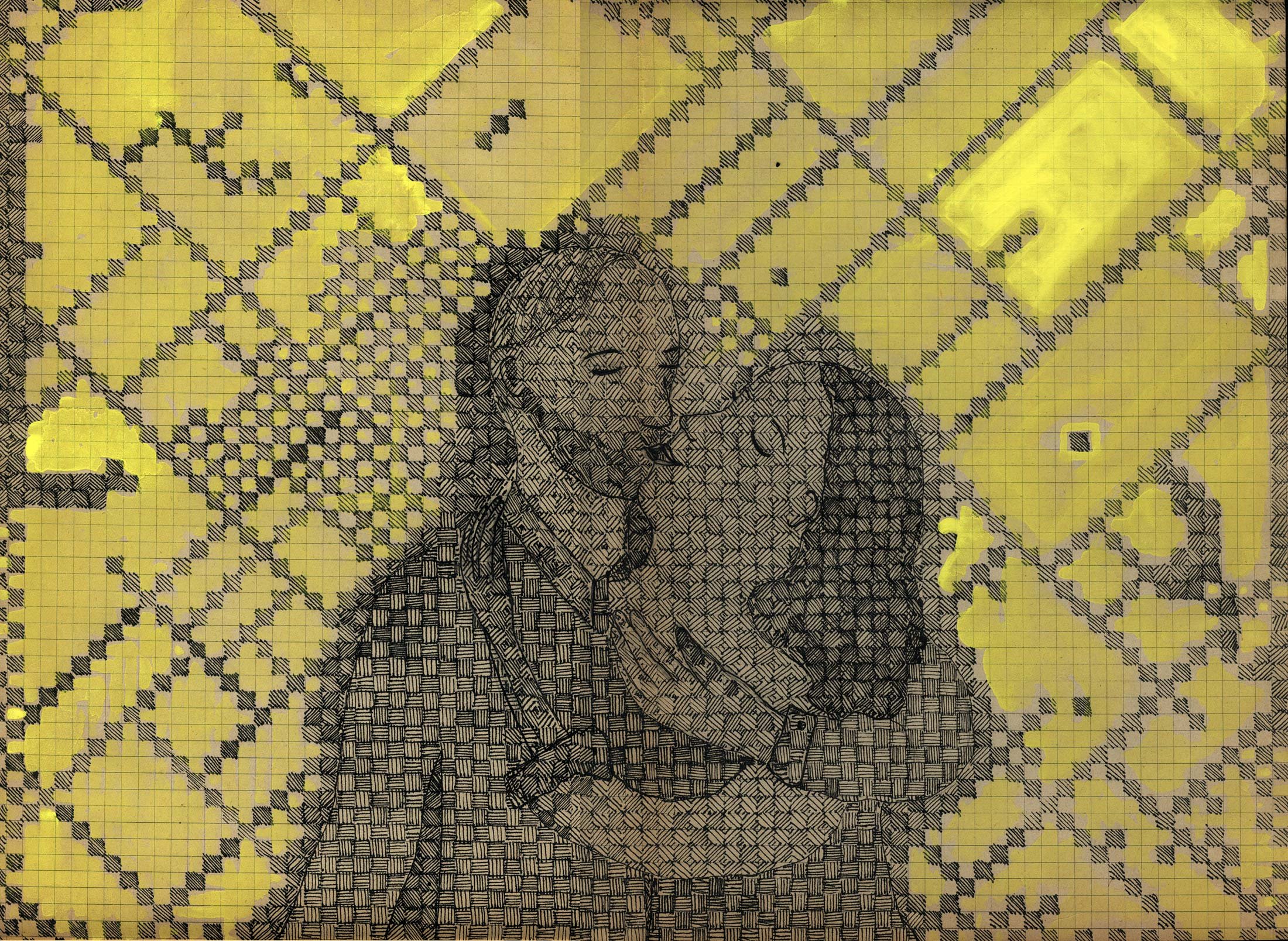 Aurélie Salavert
Kiss (Baiser), ND
ink and watercolor on paper
11¾ x 15⅜ in.
30 x 39 cm