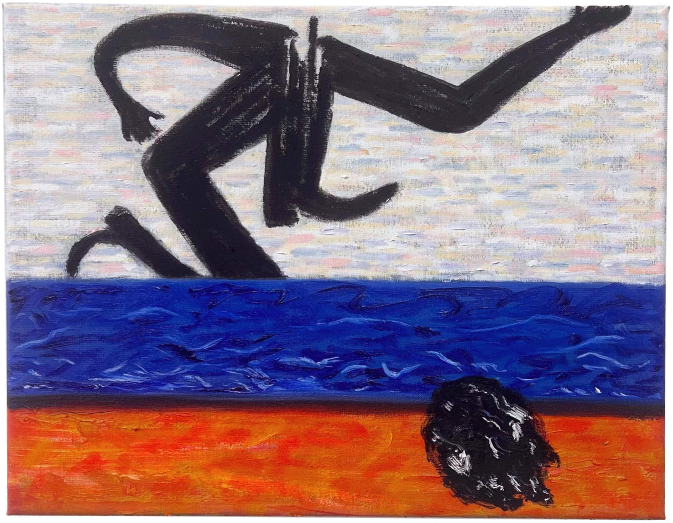 Shai Yehezkelli
Magnificent Gestures, 2024
oil on linen
15¾ x 19¾ in.
40 x 50 cm