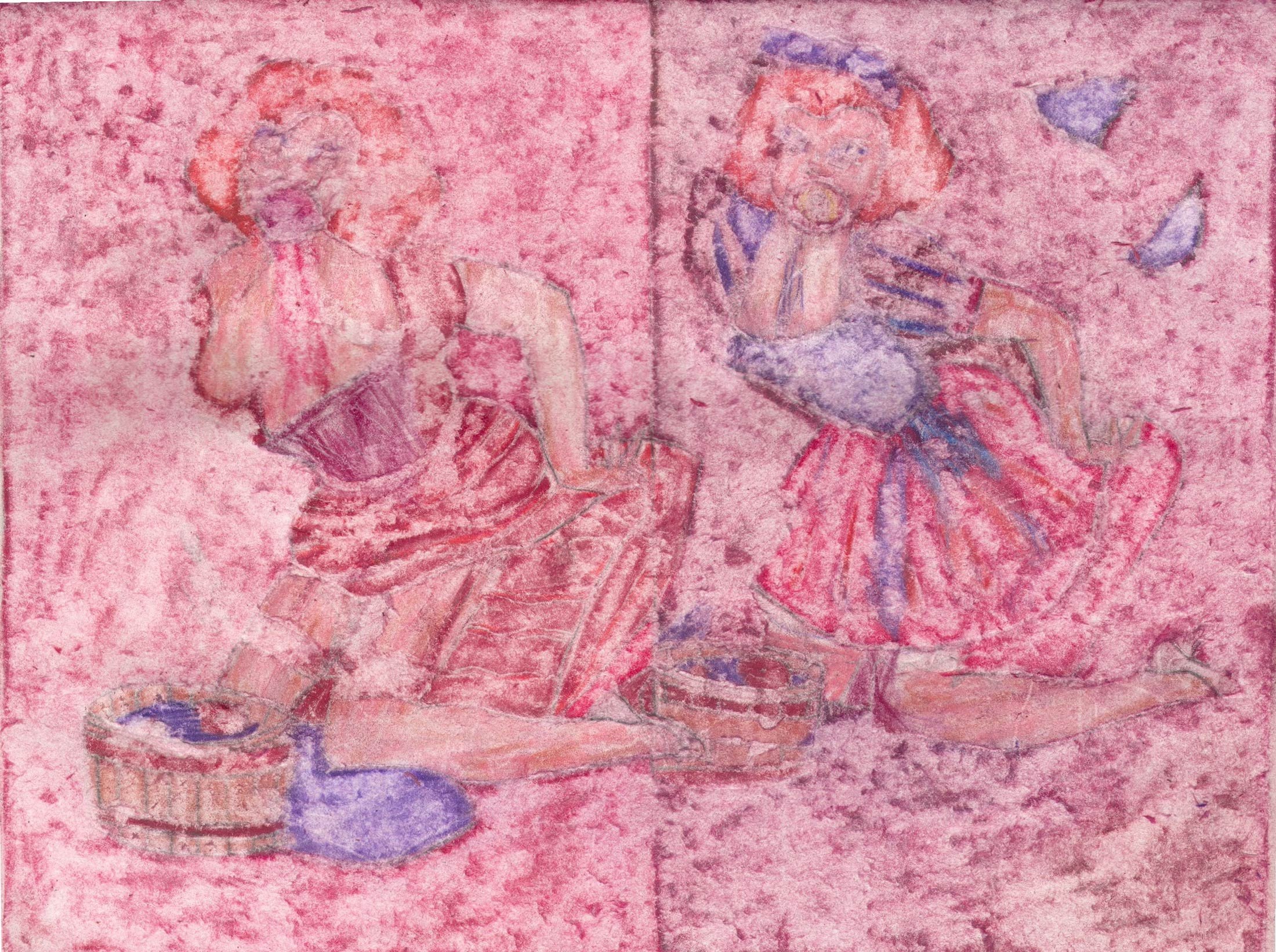 Robert Kraiss
Untitled (Pinup Fairy Tale III), 2019
colored pencil on paper
10 1/4 x 14 inches
26 x 35.5 cm