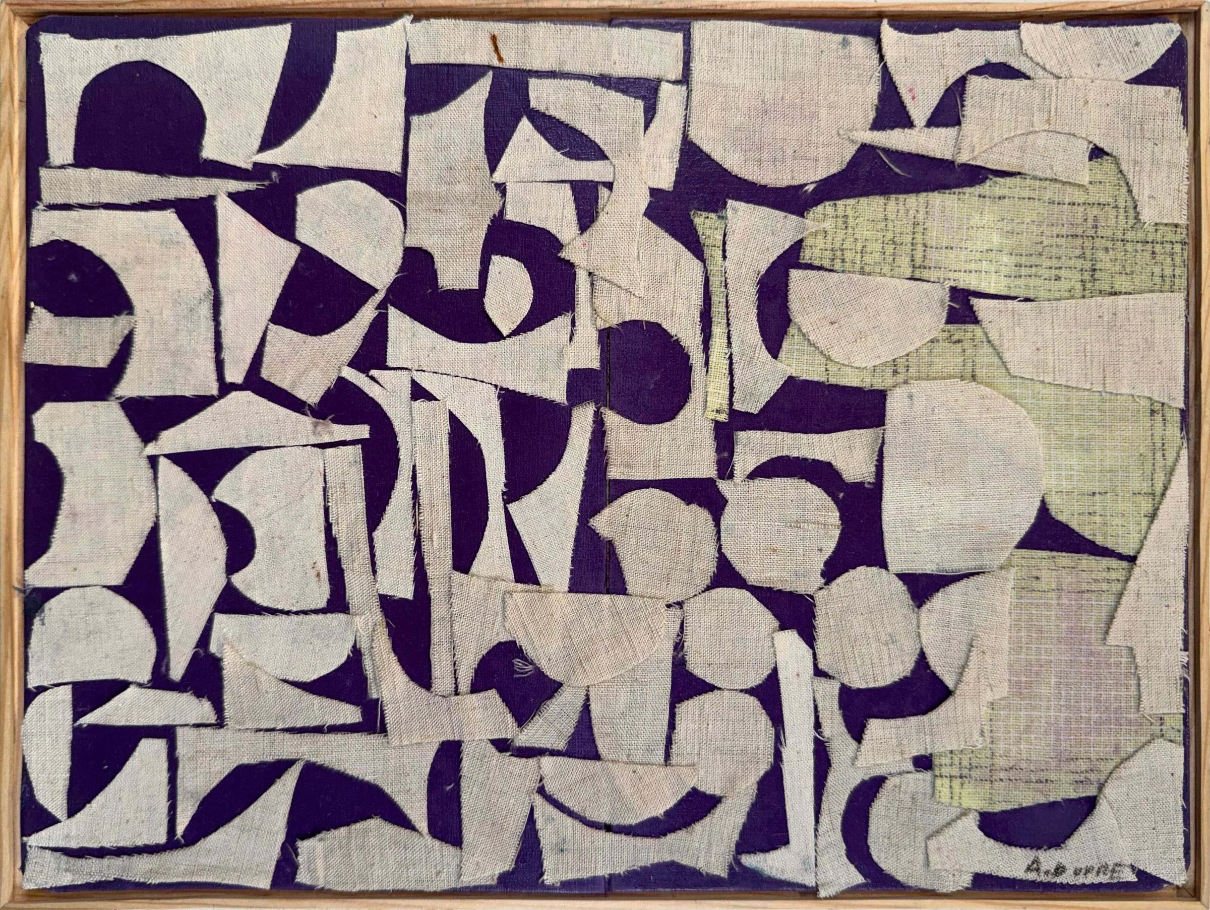  Alexandra Duprez  
Untitled , 2026 
oil, fabric collage on found book cover 
8¾ x 11⅝ in. 
22 x 29 cm