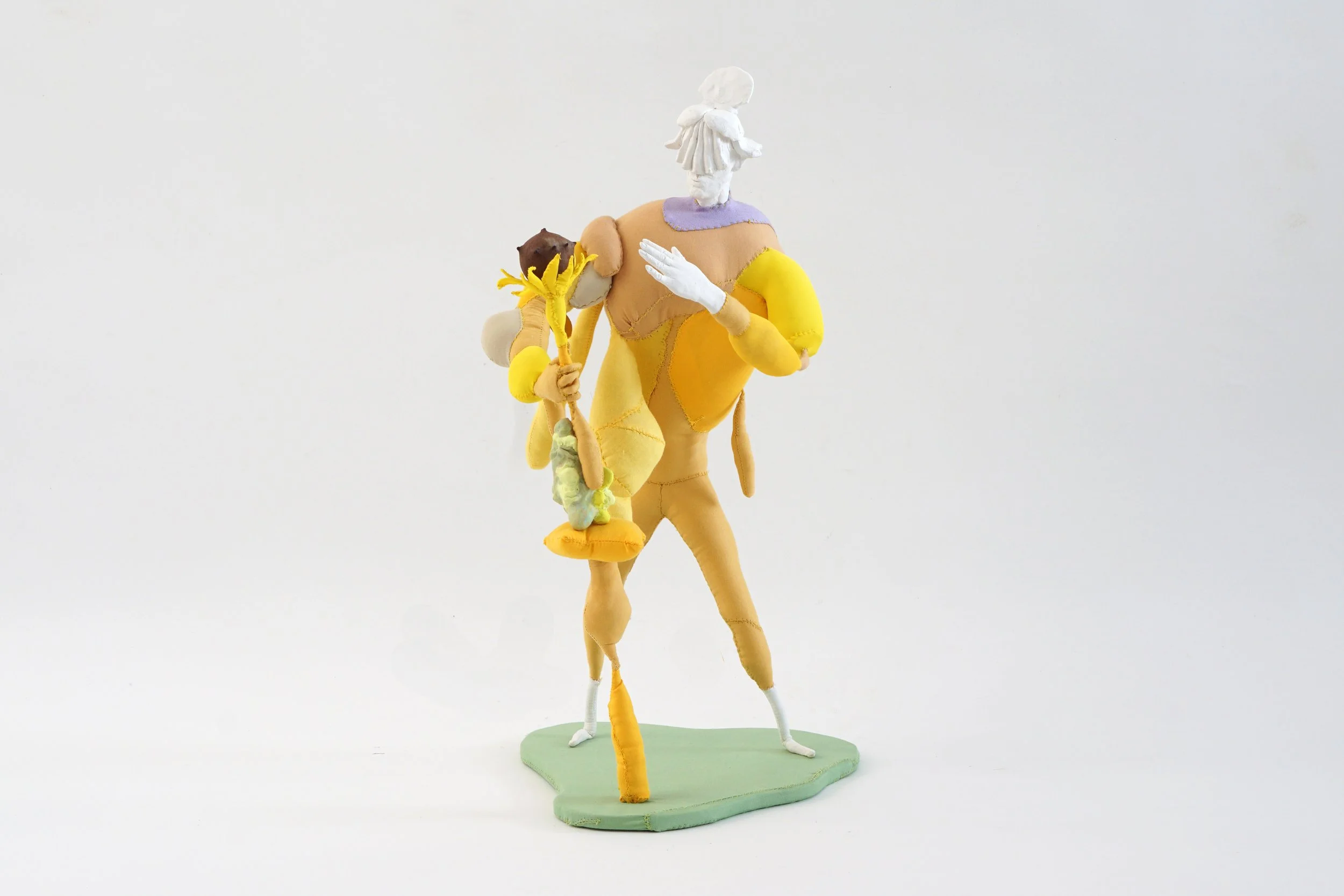The Vagabond, 2024, fabric and polymeric materials, 50x25x24 cm.jpg