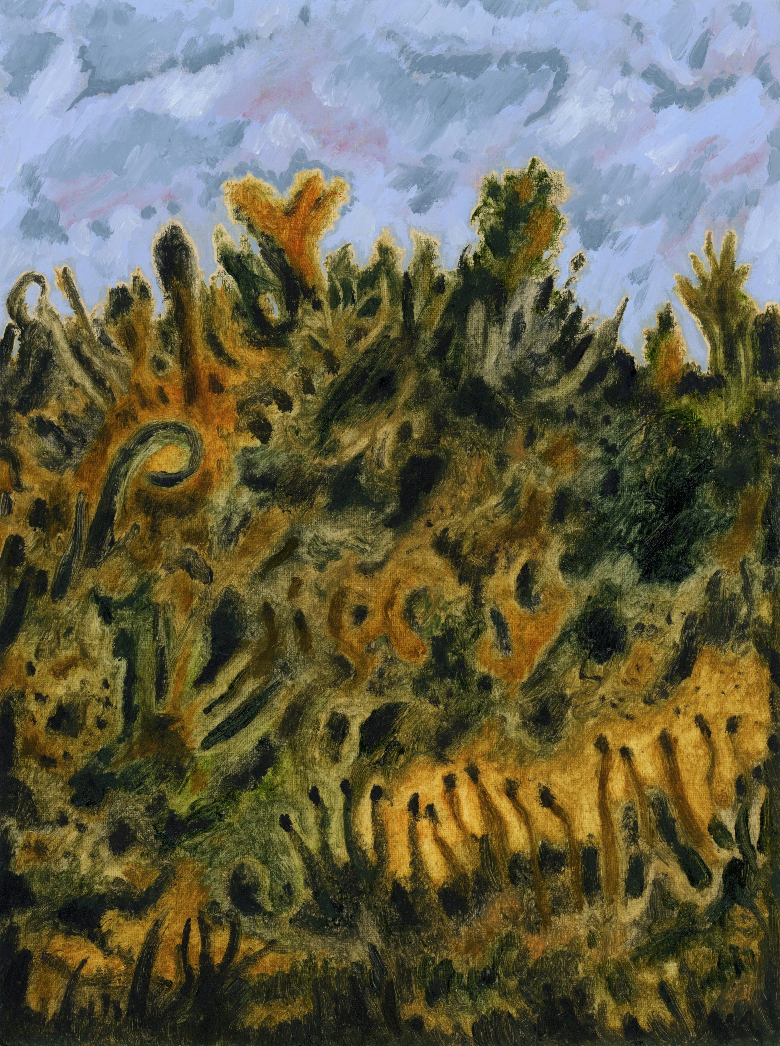  Joseph Dilnot  
Land of Change, 2026 
oil on paper 
8 x 6 in 
20 x 15 cm