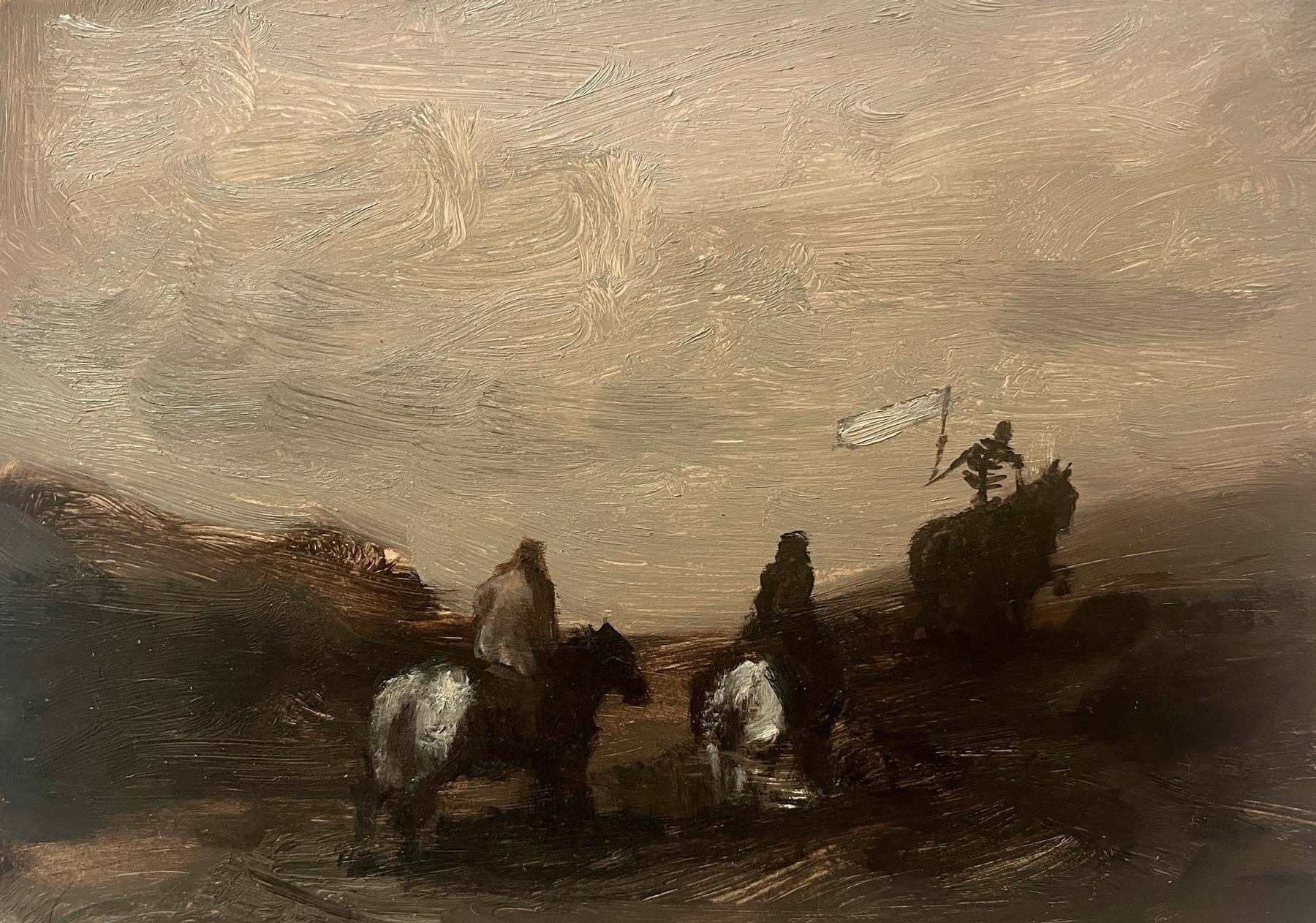 Lisa Ivory
Caravan, 2025
oil on panel
5⅛ x 7⅛ in.
13 x 18 cm