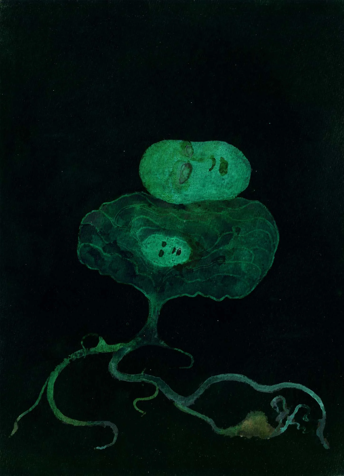  Gosia Machon  
The baby's dream, 2026 
ink on paper 
12⅝ x 9½ in. 
32 x 24 cm
