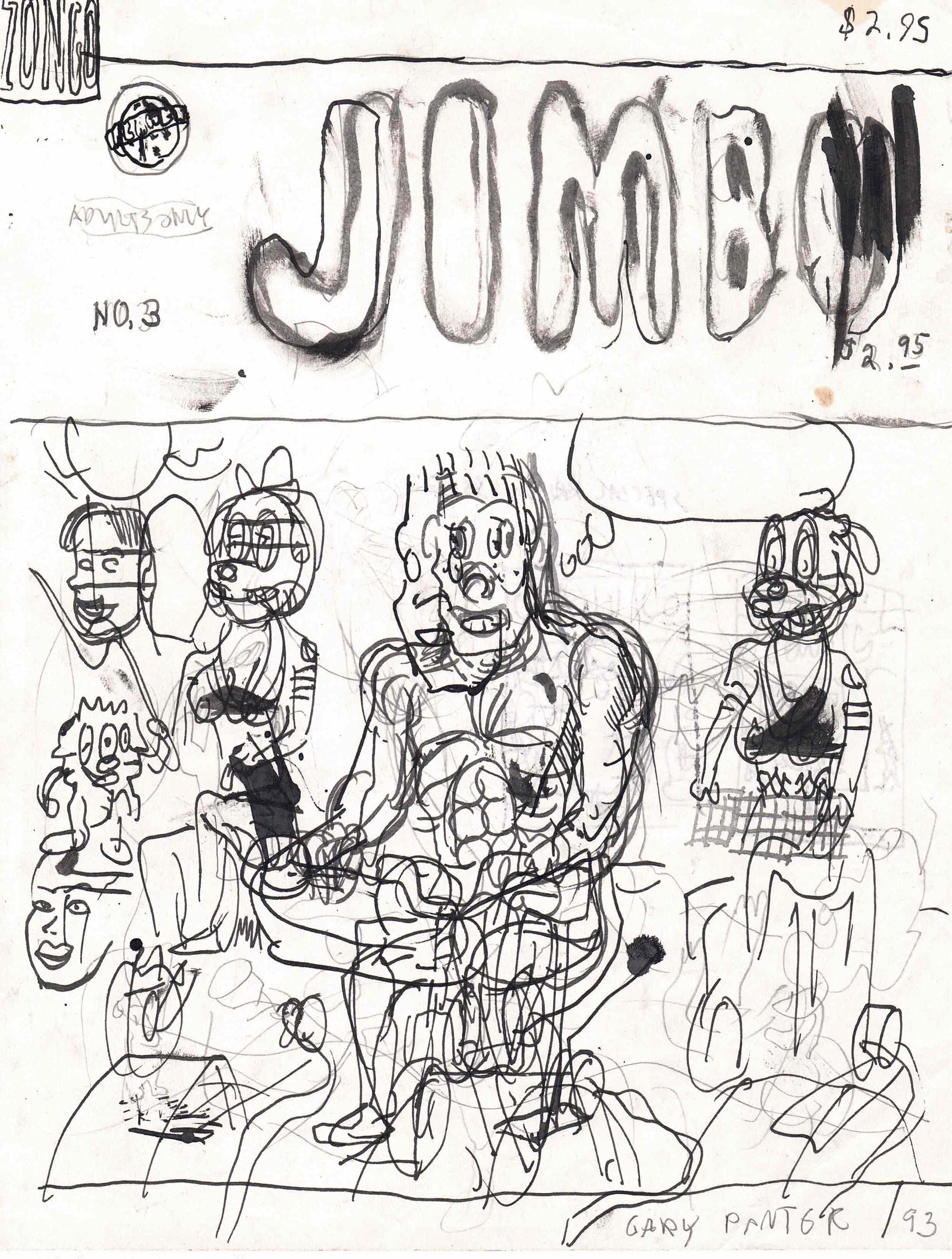 Gary Panter
Untitled, 1993
ink on paper
11 x 8½ in.
27 x 21 cm
Courtesy of Fredericks & Freiser, NY