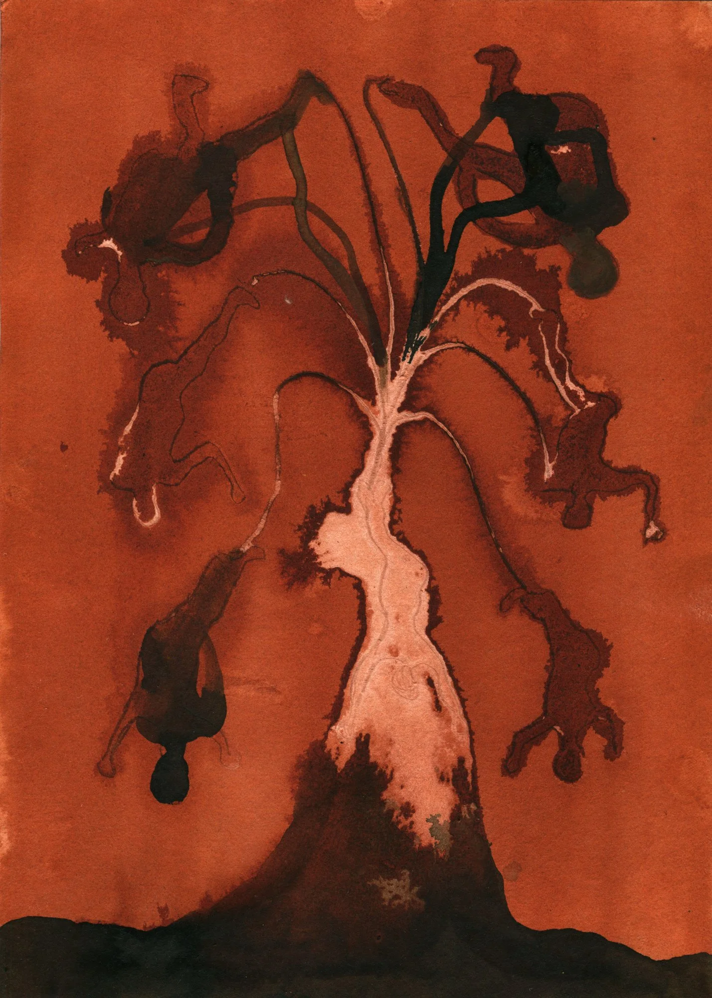  Gosia Machon  
Memory, 2024 
ink on paper 
11 x 7⅞ in. 
28 x 20 cm