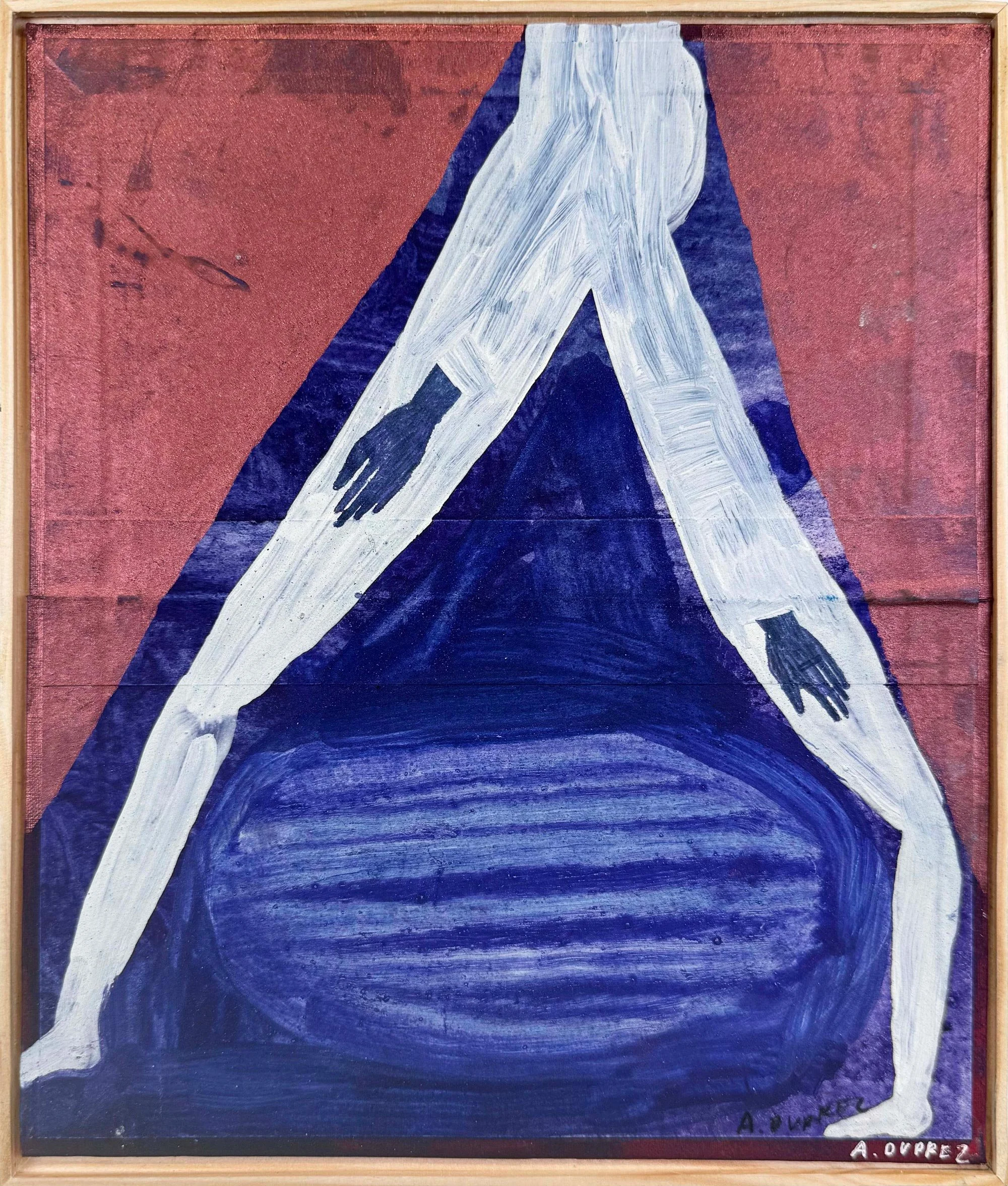  Alexandra Duprez  
Untitled, 2026 
pigment and acrylic on board 
8¾ x 7½ in. 
22 x 19 cm