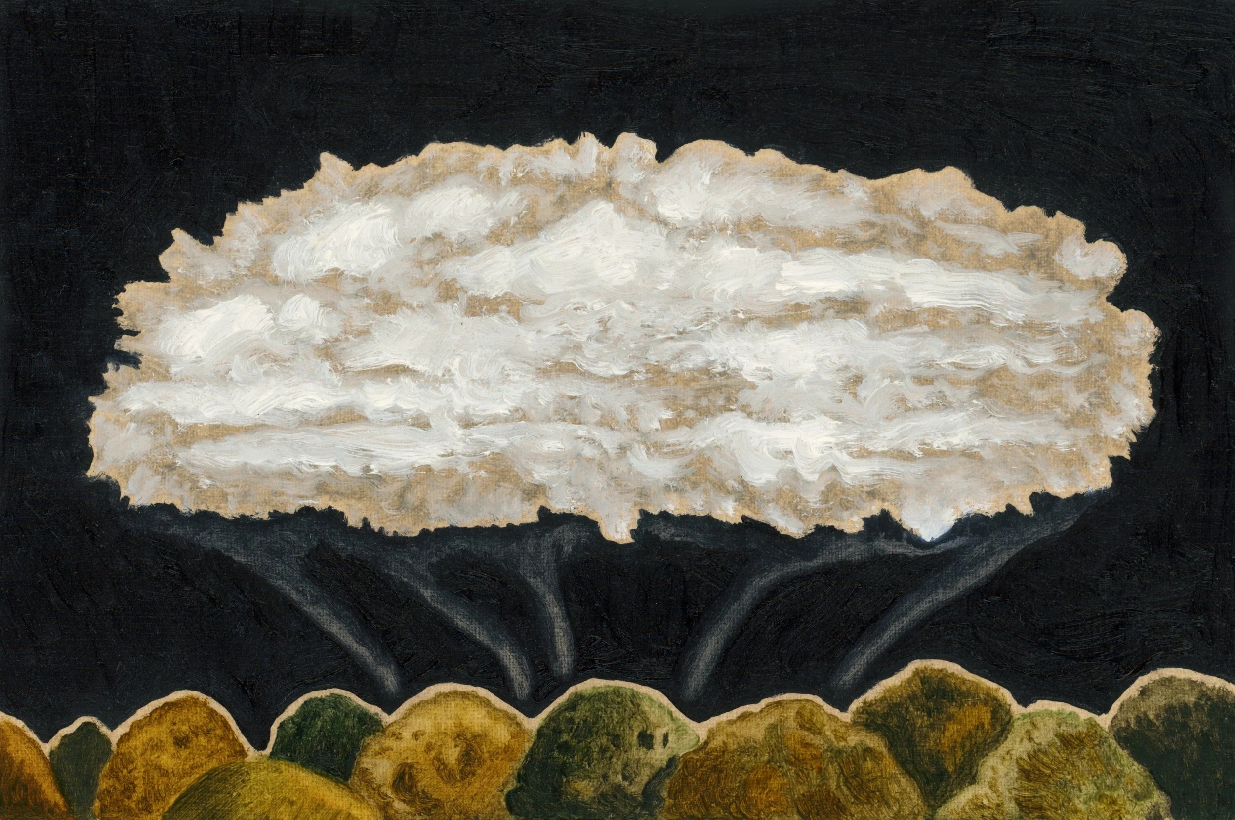  Joseph Dilnot  
Stones Dream of Clouds, 2026 
oil on paper 
4 x 6 in 
10.2 x 15.2 cm