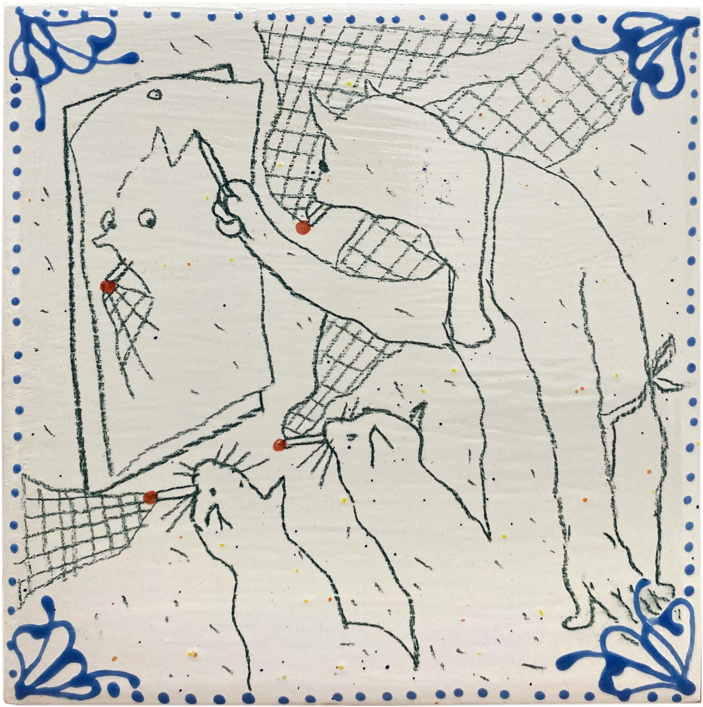Dasha Shishkin
Untitled (6), 2025
glazed ceramic tile
6 x 6 in.
15 x 15 cm