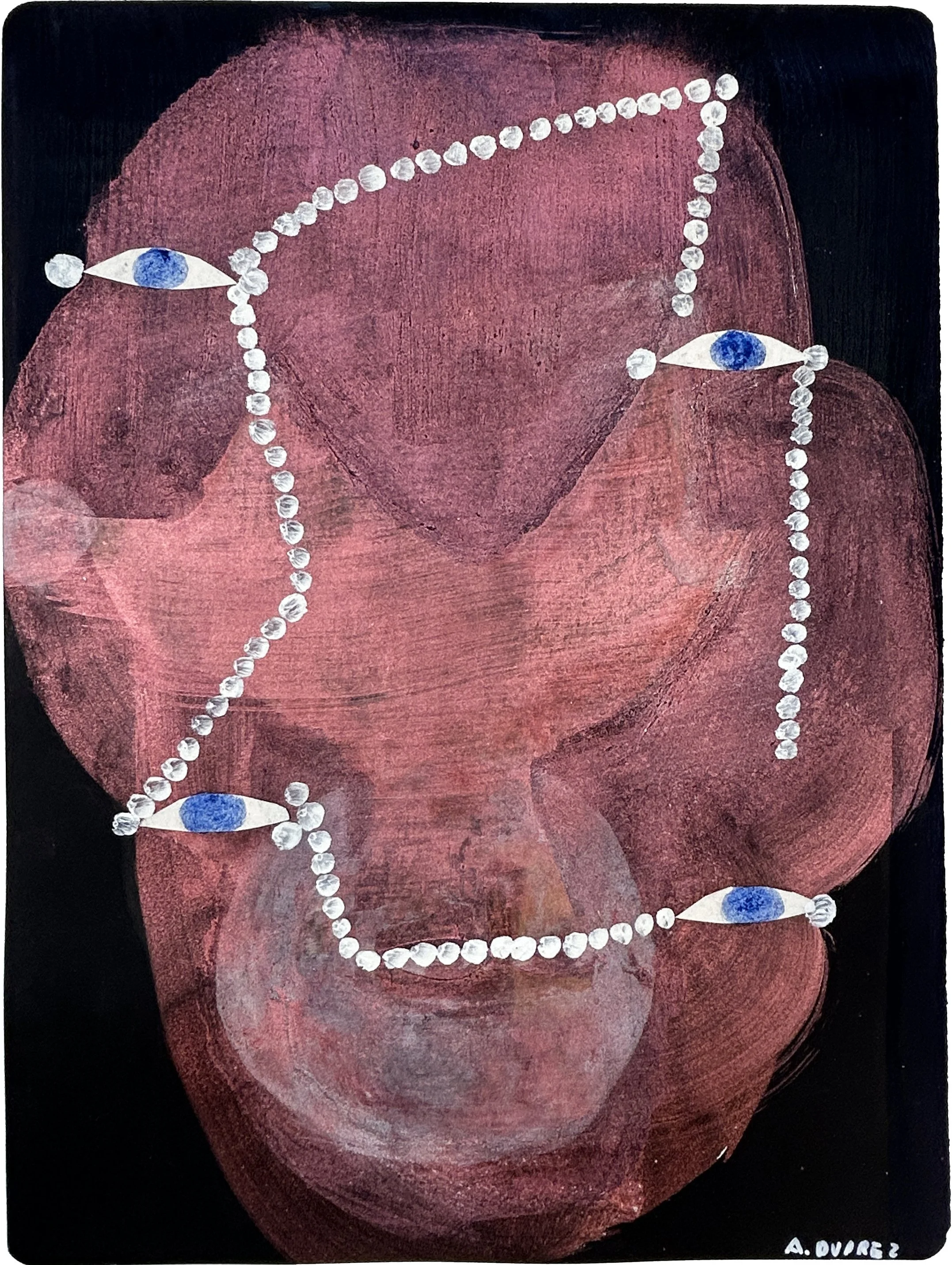  Alexandra Duprez  
Untitled, 2026 
oil, acrylic on found paper 
15⅜ x 11½ in. 
39 x 29 cm