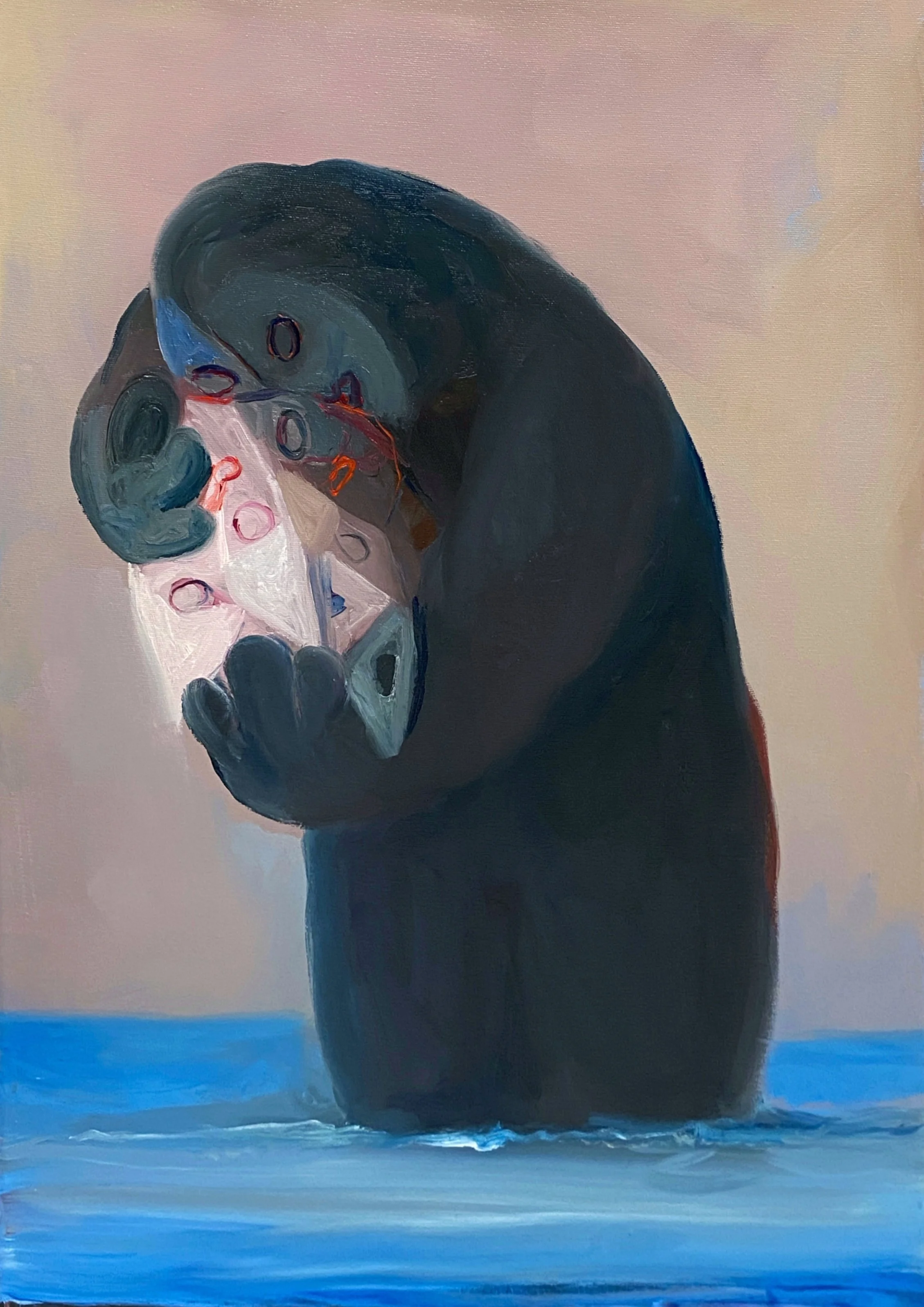 Untitled, 2025  
oil on canvas  
19 5/8 x 29 1/8 inches  
50 x 74 cm