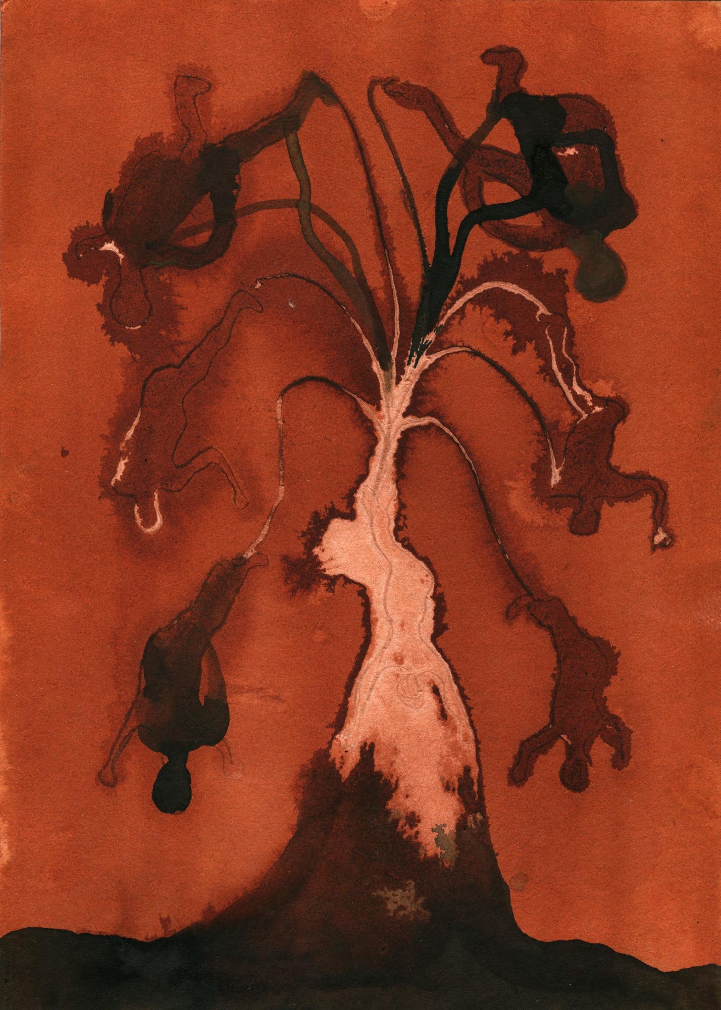 Gosia Machon
Memory, 2024
ink on paper
11 x 7⅞ in.
28 x 20 cm