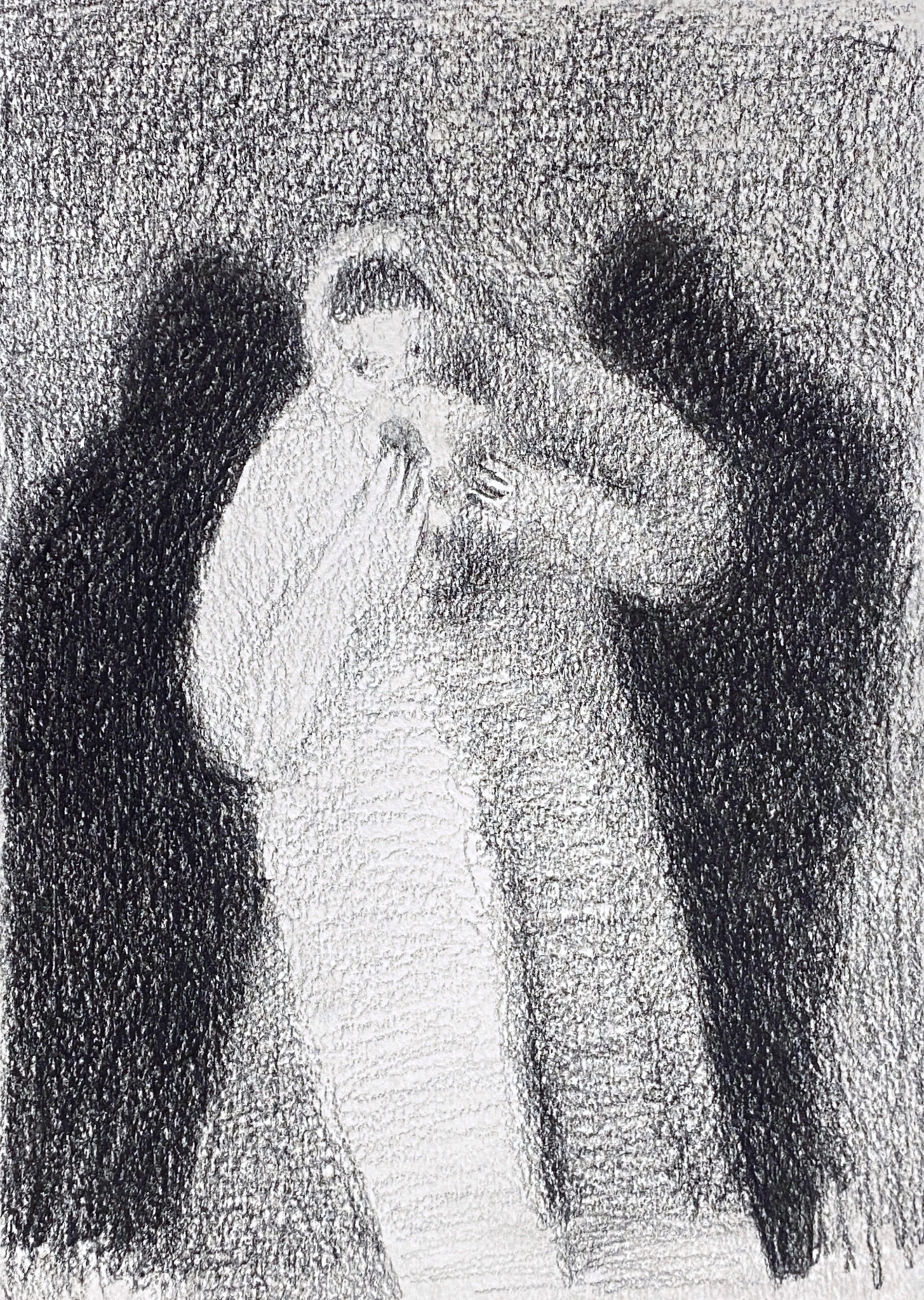 Untitled, 2025  
pencil on paper  
8¼ x 5⅞ inches  
21 x 15 cm