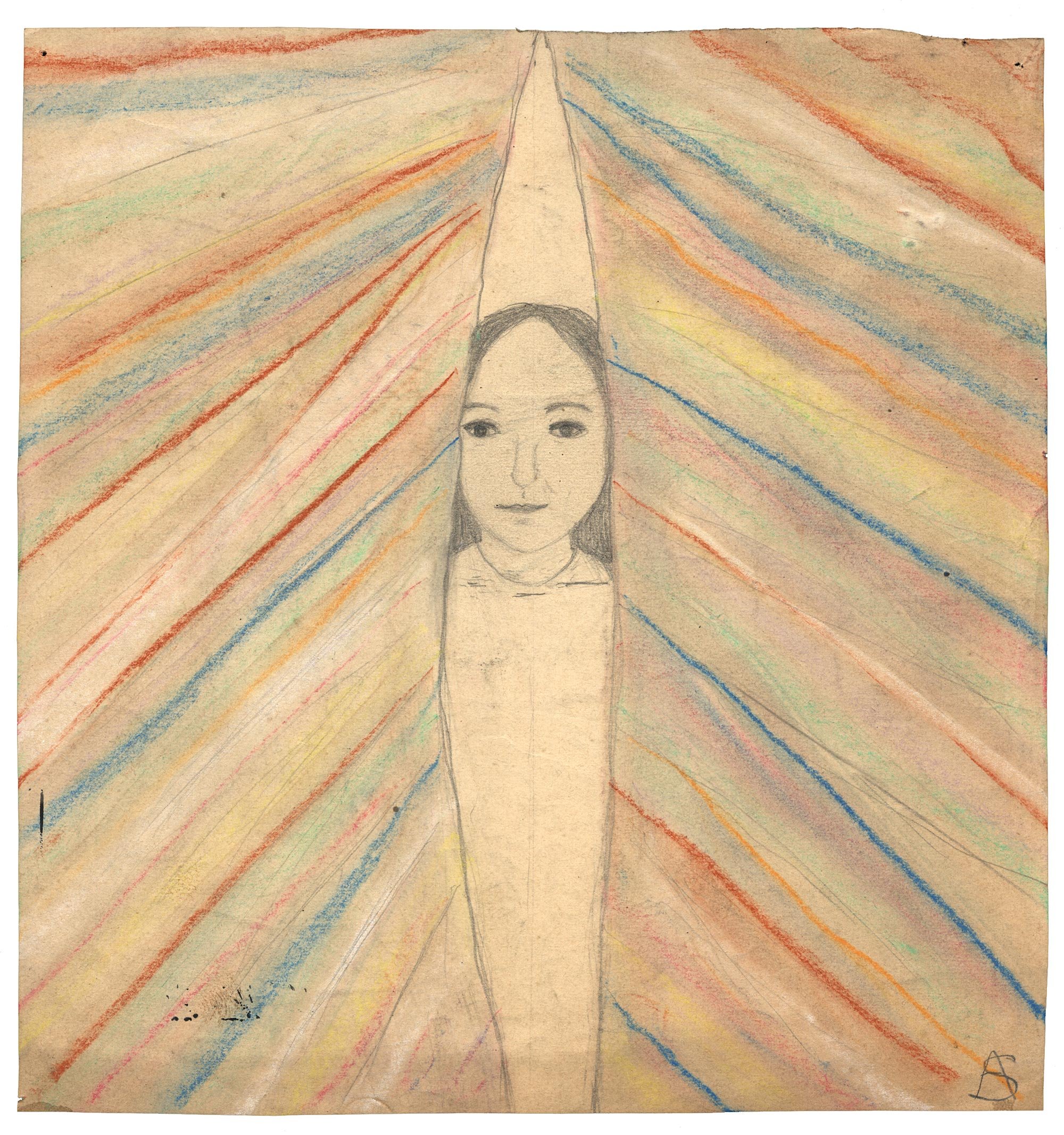 Aurélie Salavert
Entracte, ND
pastel and pencil on found paperboard
8¼ x 8⅝ in.
21 x 22 cm