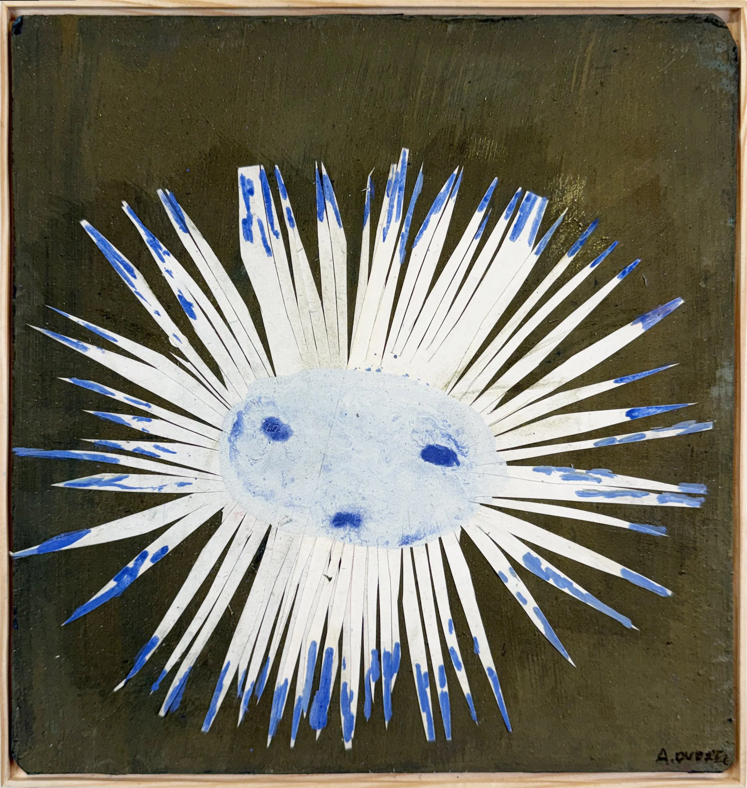  Alexandra Duprez  
Untitled, 2026 
oil, paper collage on board 
10⅛ x 9⅝ in. 
25 x 24 cm