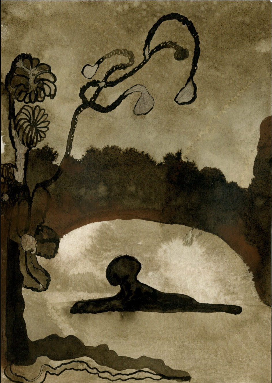  Gosia Machon  
The garden, 2025 
ink on paper 
8¼ x 5⅞ in. 
21 x 15 cm