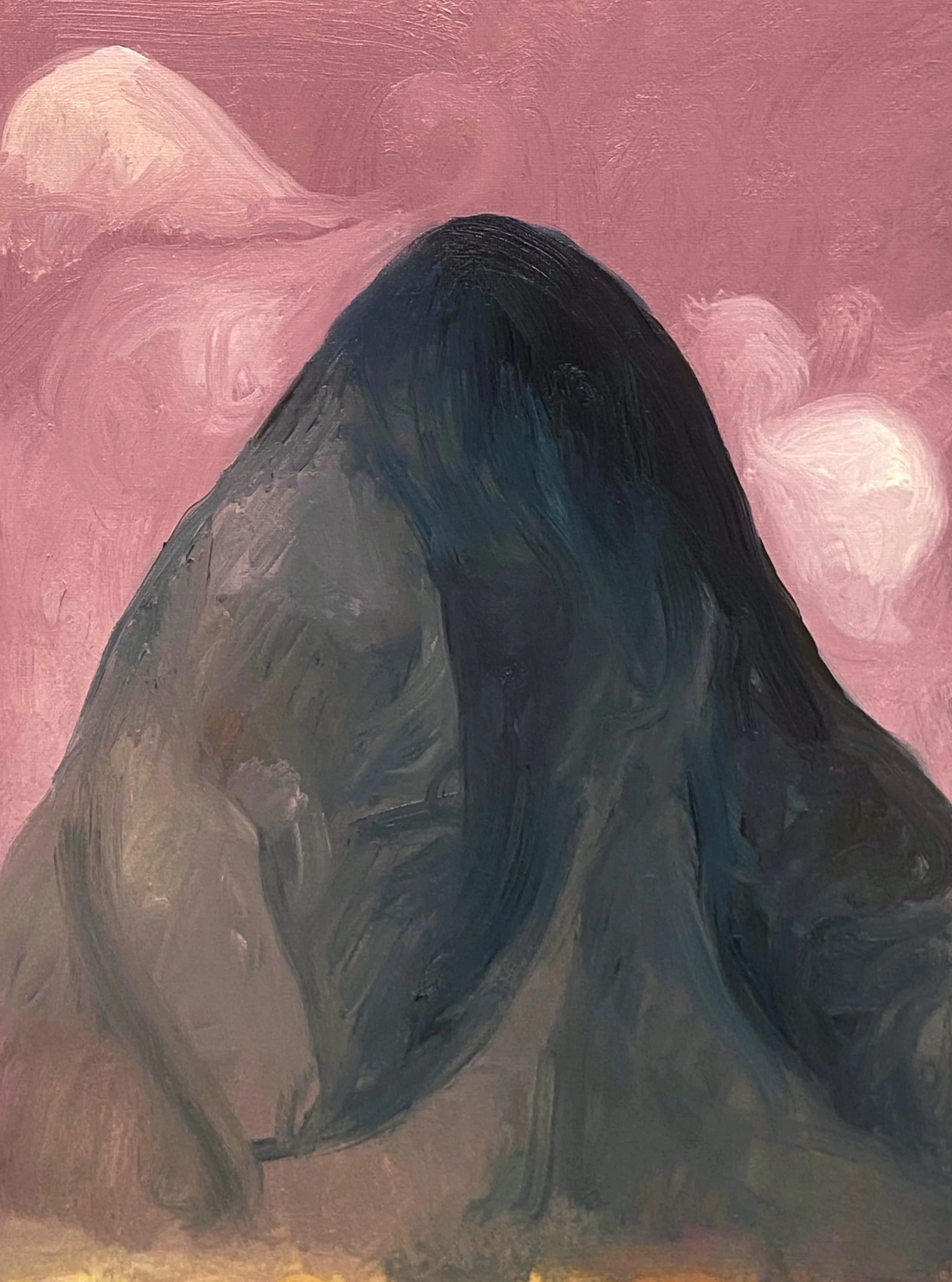 Untitled, 2025  
oil on paper  
11 3/4 x 15 3/4 inches  
30 x 40 cm